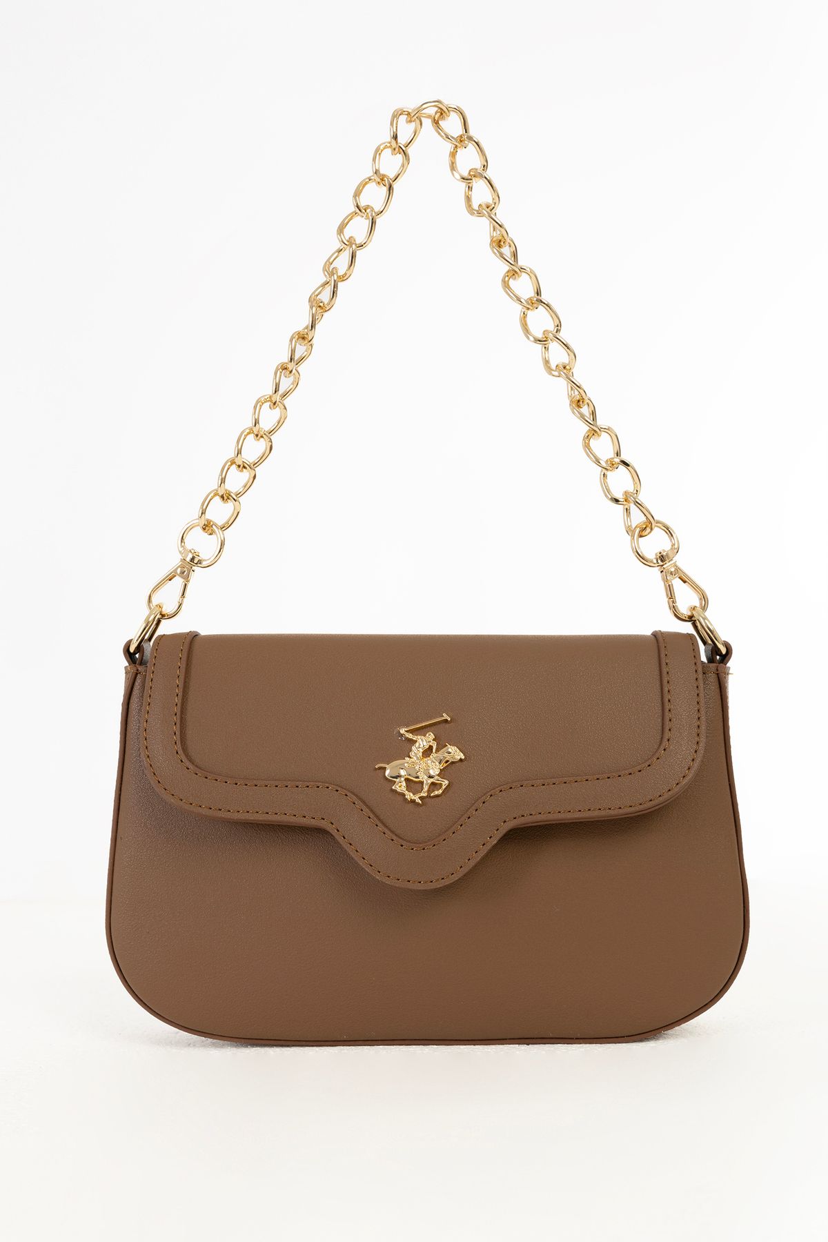 Beverly Hills Polo Club-حقيبة كتف نسائية تان 05BHPC8039 3