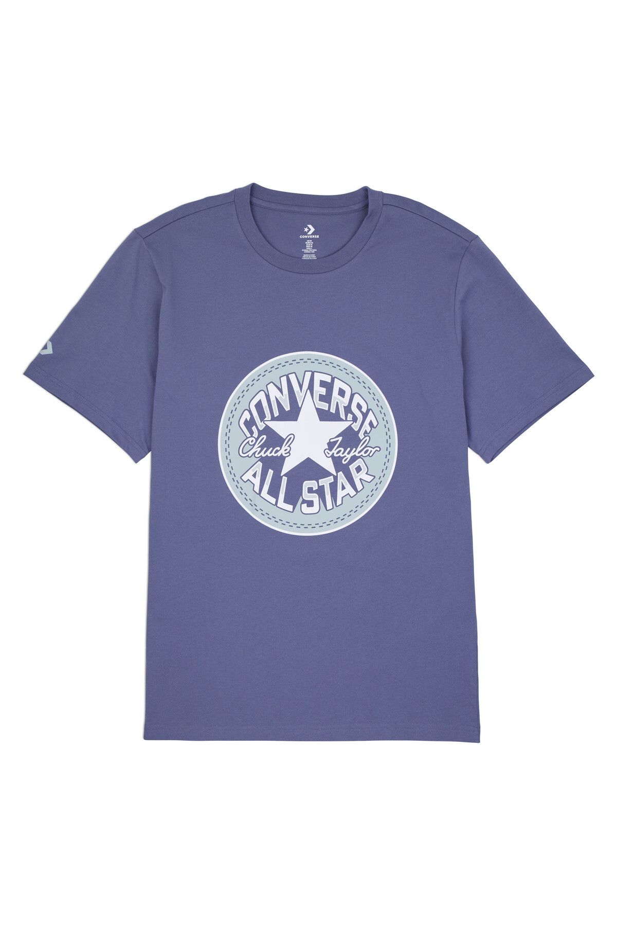 Converse t shirt mens purple deals