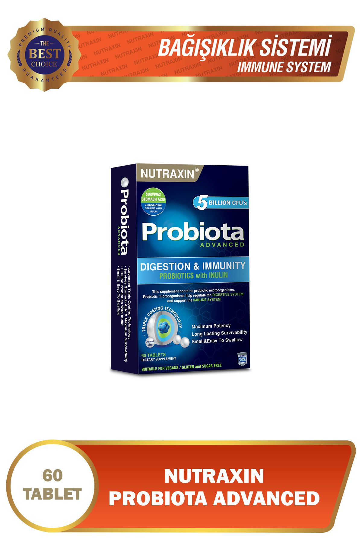 Nutraxin-Probiota Advanced 60 Tablet 1