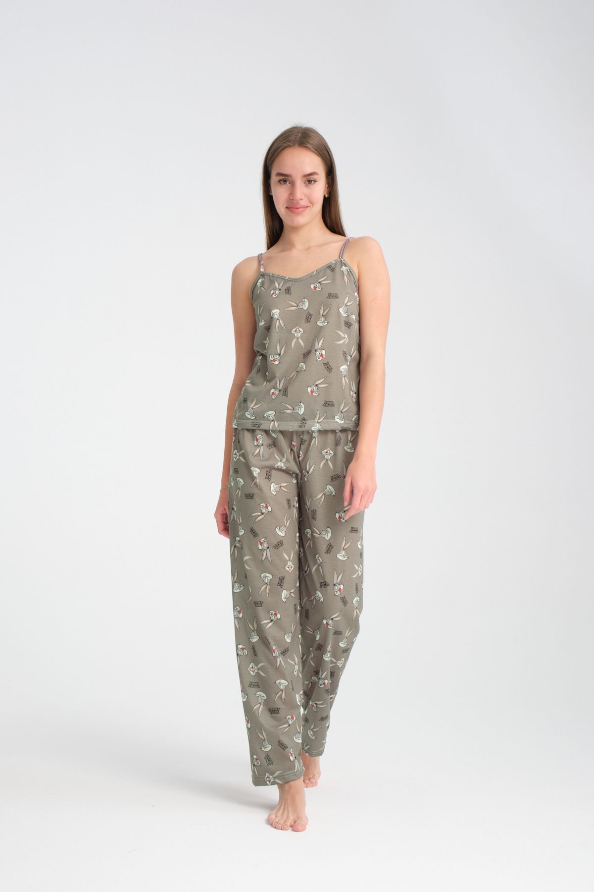 Rasabeauty-Set de pijamale suspendate Bugs Super Soft Rasa 4