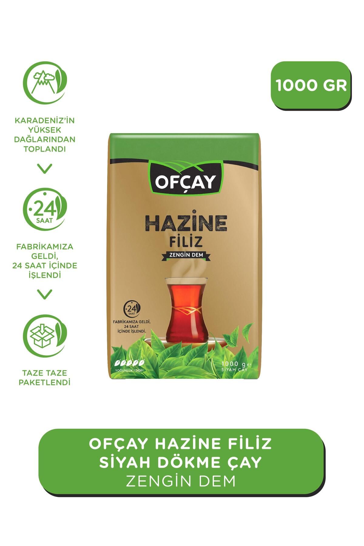 Ofçay Hazine Dökme Siyah Çay 1000gr