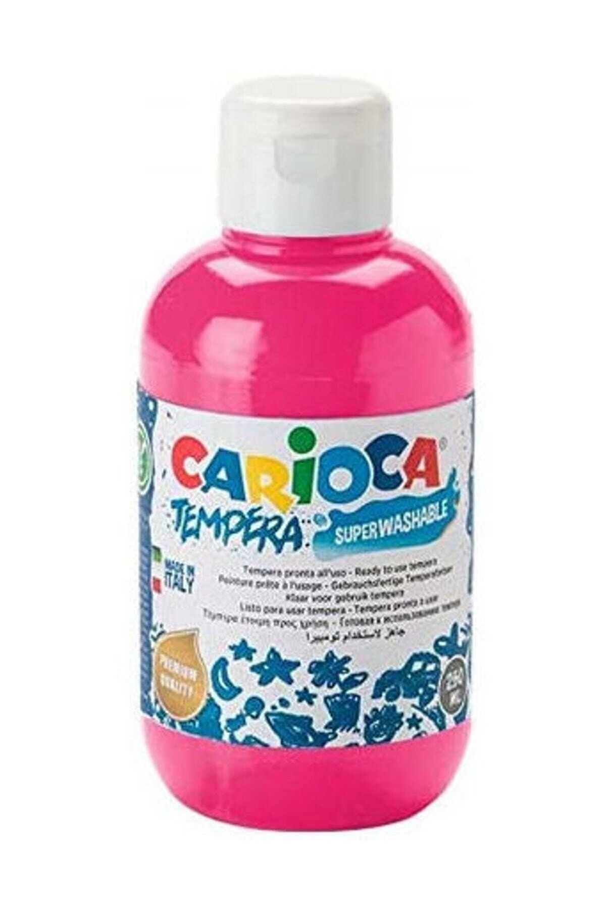 CARIOCA Tempera Suluboya Süper Yıkanabilir Kırmızı 250 Ml.