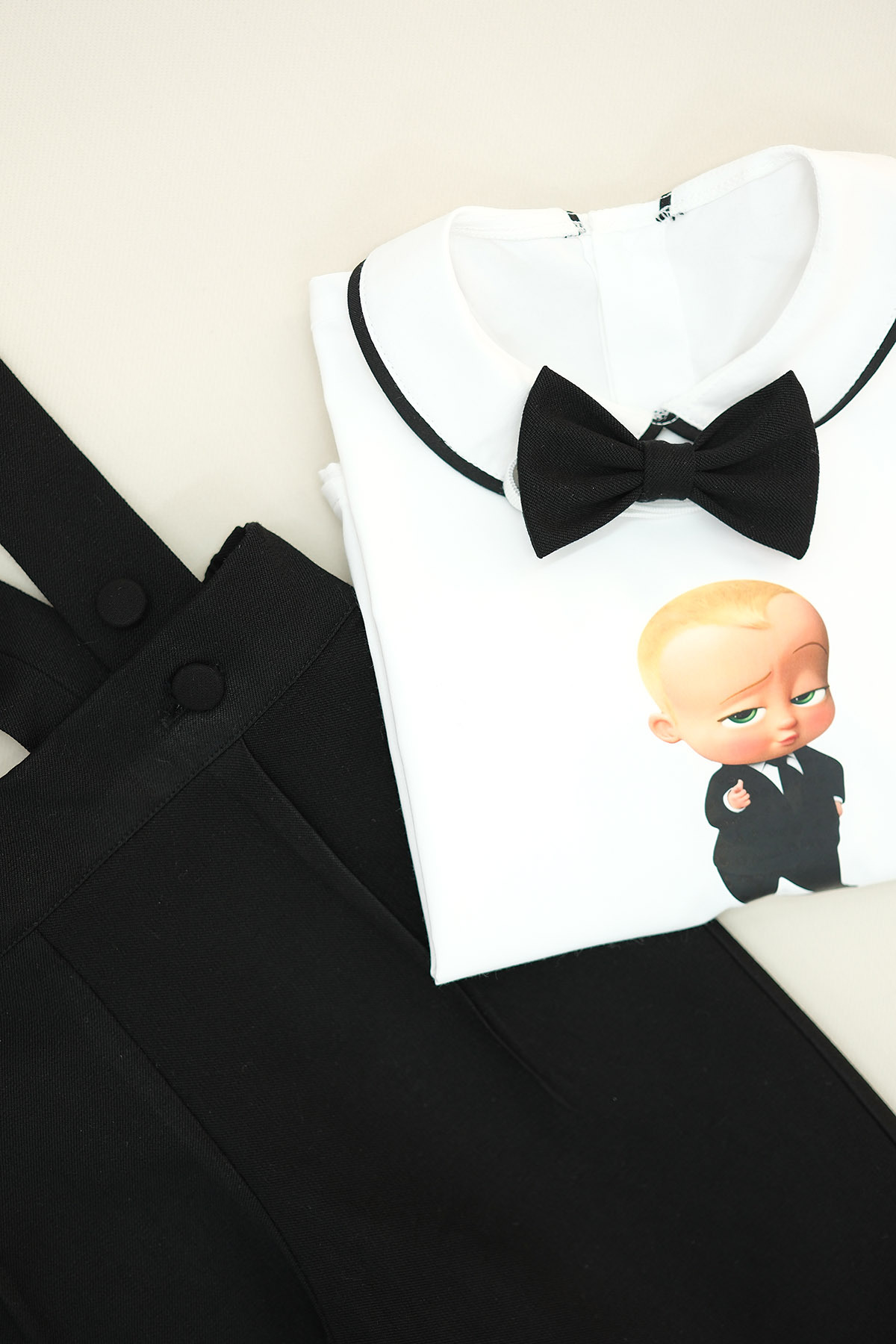 annerüyası PATRON BEBEK BASKILI SALOPET TAKIM fotoğrafı 7 (önizleme)