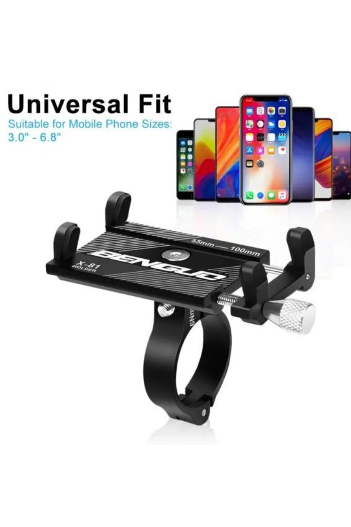 FORTE GT 2084-4 Adjustable Aluminum Alloy Rubber Bicycle Handlebar Phone Holder