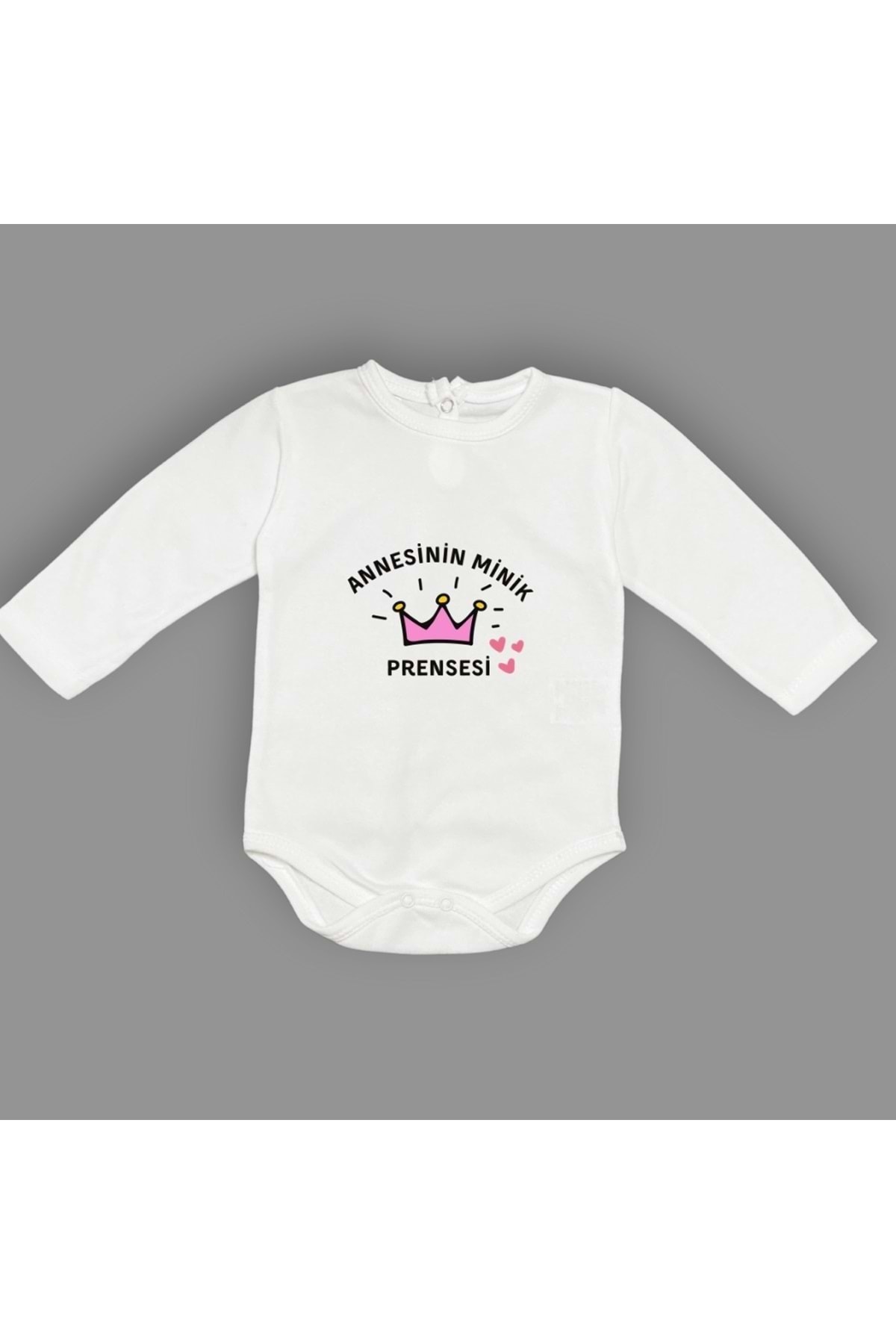 بادی اسنپی پرنسس کوچولوی مامان MNK0613 سفید  بادی اسنپی پرنسس کوچولوی مامان MNK0613 سفید