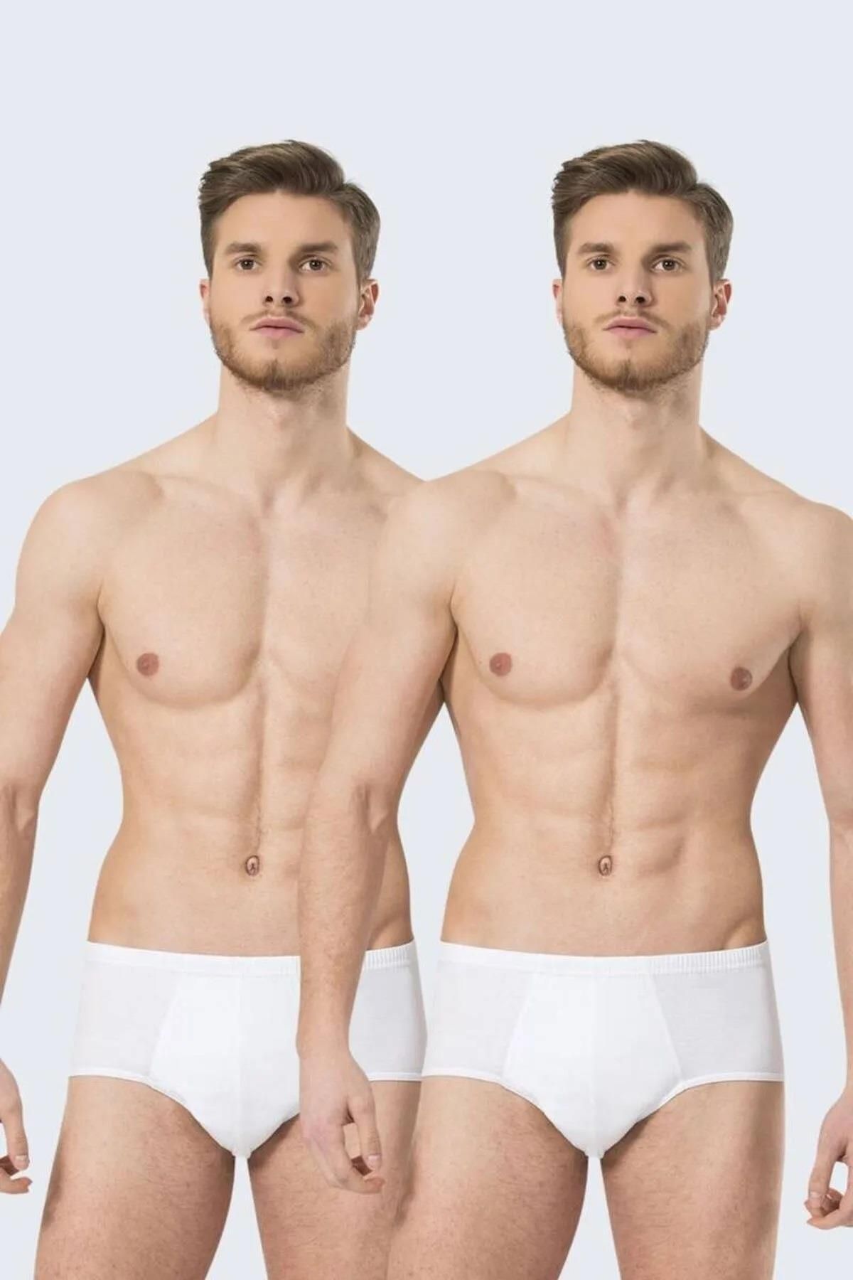 TÜREN-112 White 2-Piece Men's Slip 1