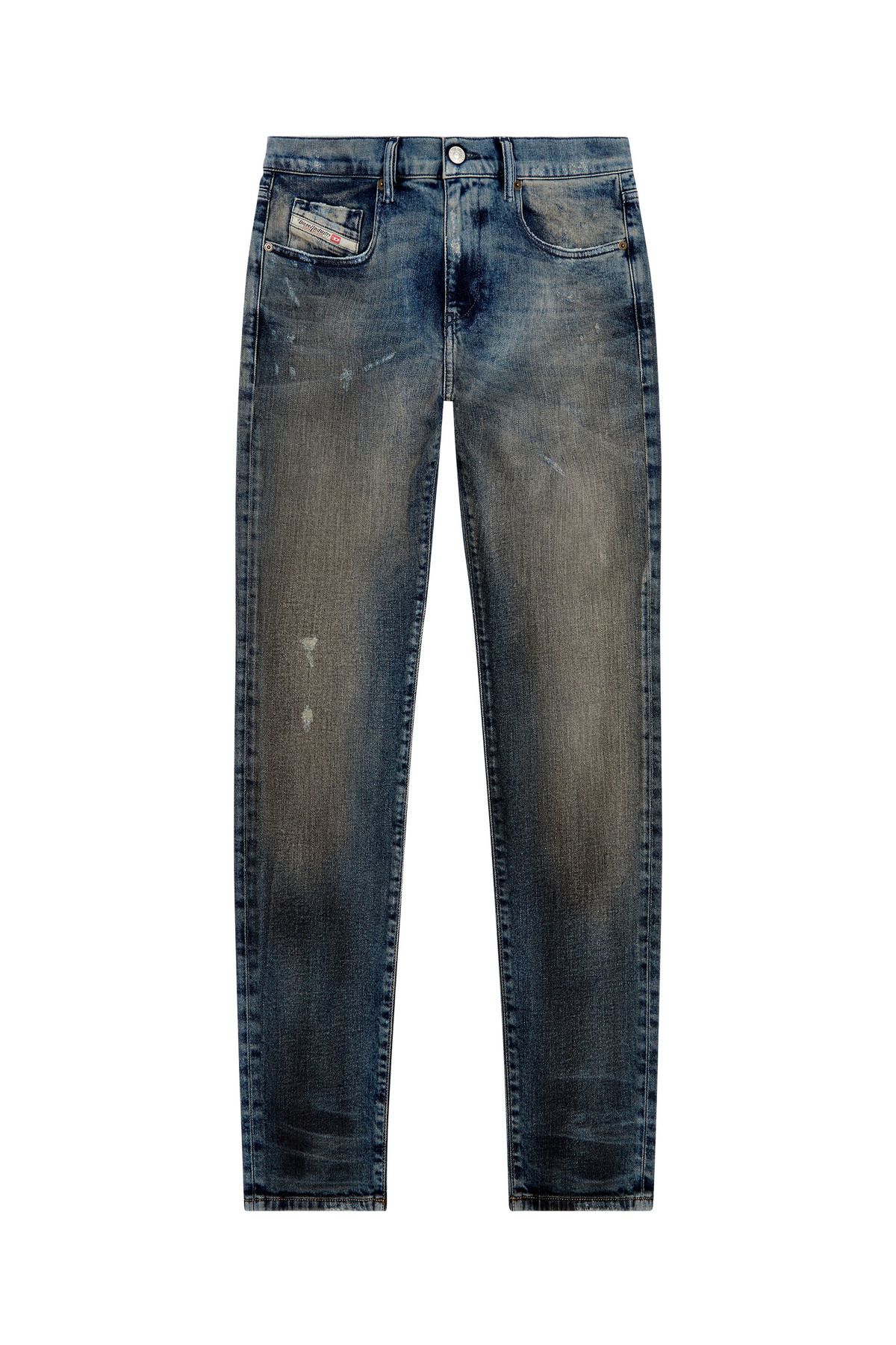 شلوار جین آبی مردانه Slim Fit Blue Jean 2019 D Trukt Diesel