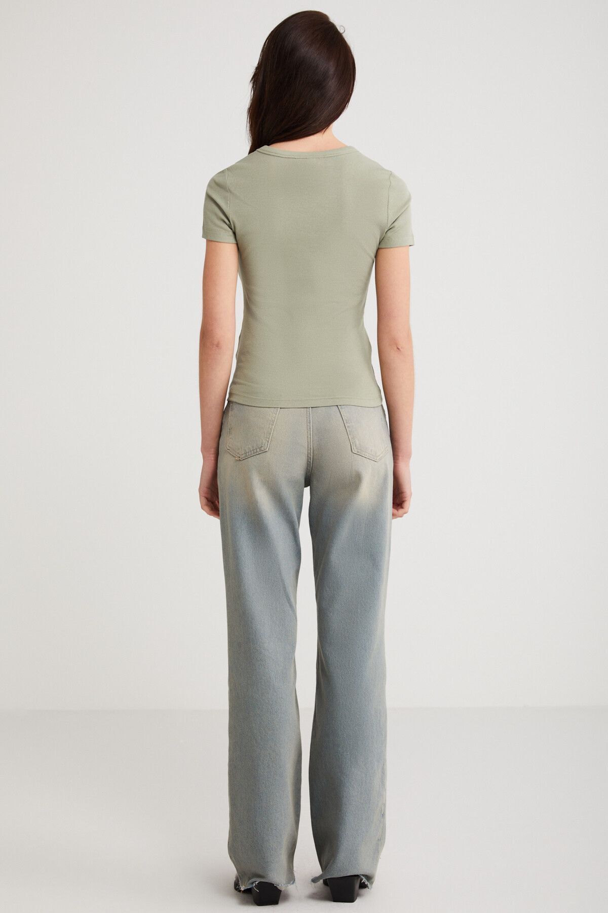ETHIQUET-Dámske cyklistické tričko Slim Fit – zelené 6