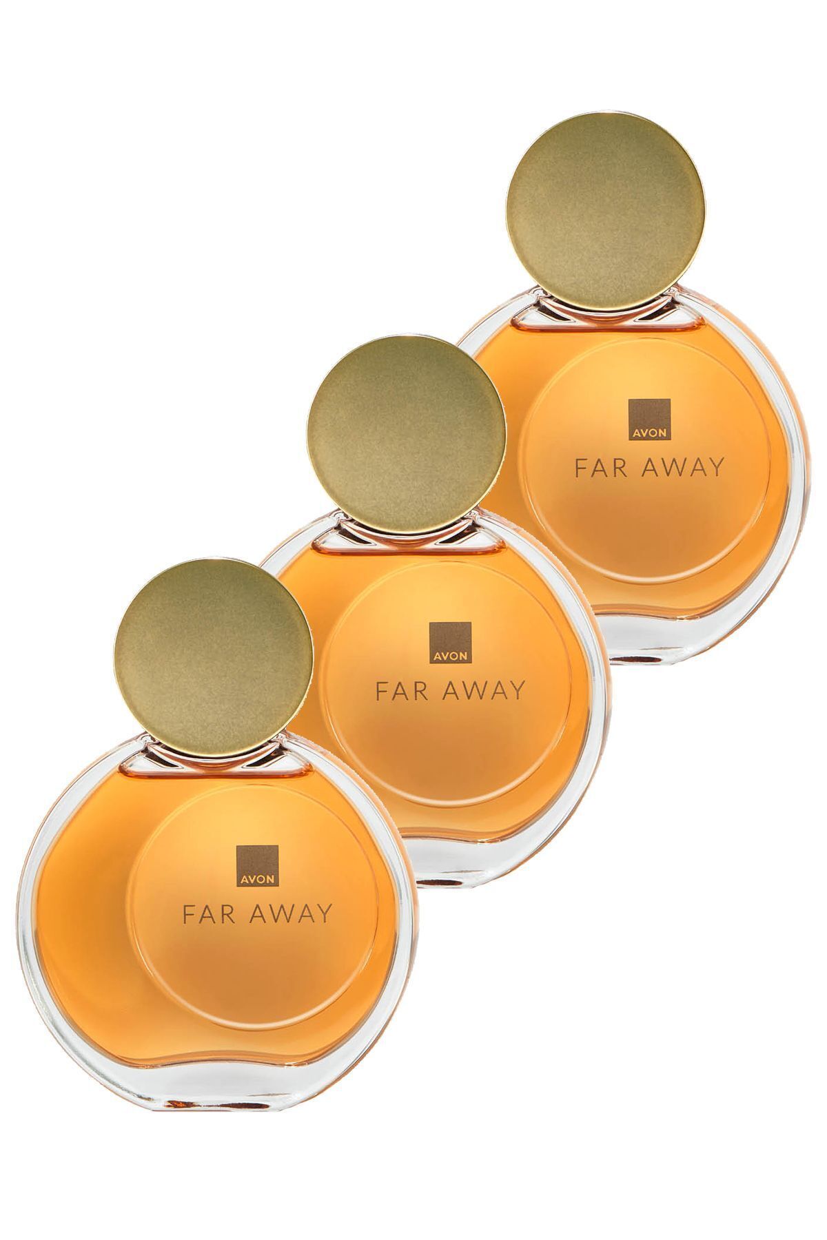 AVON Far Away Kadın Parfüm Edp 50 Ml. Üçlü Set