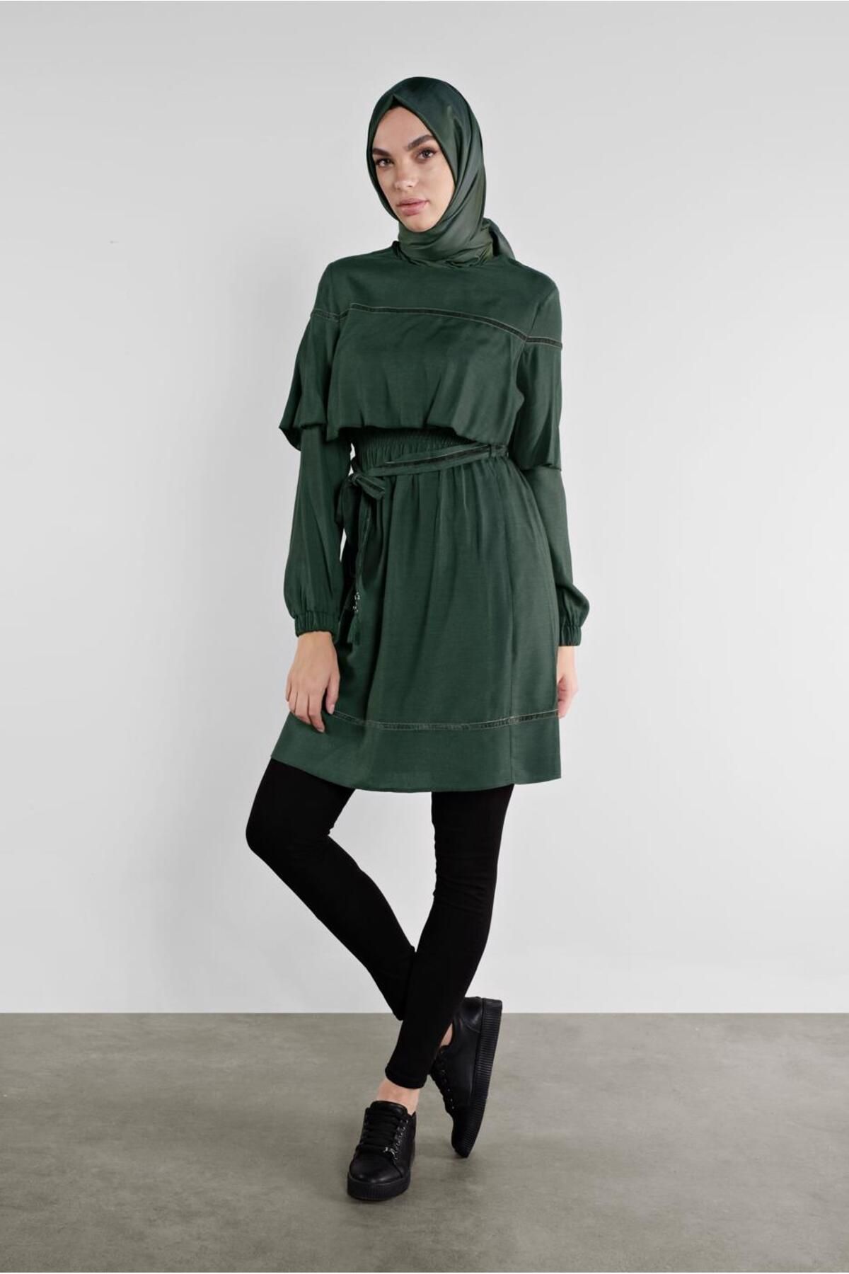 تونیک منگوله دار کمربند 41190 Alvina
