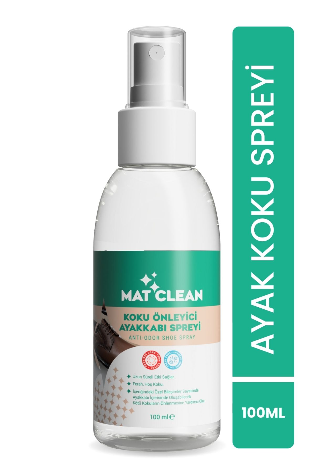 MAT CLEAN Ayakkabı Koku Giderici 100ml