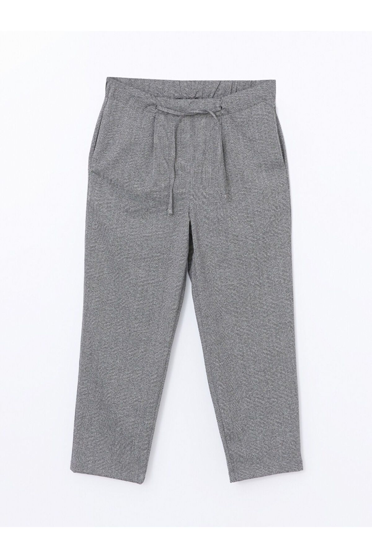 LC Waikiki-Pantaloni de damă cu model în carouri - cu talie elastică 5