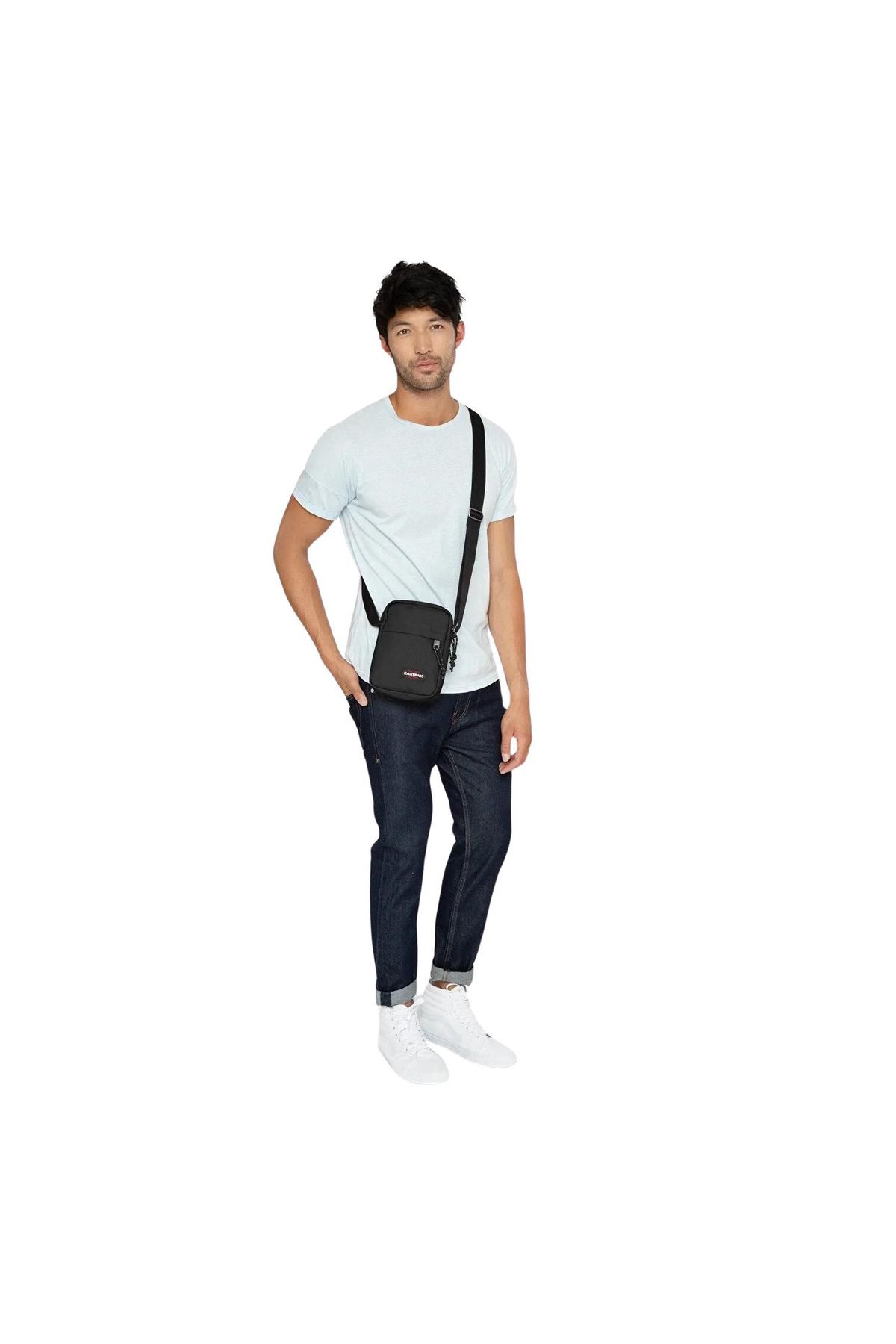 Eastpak-Η One Black Mini Messenger Bag Black EK045008 3