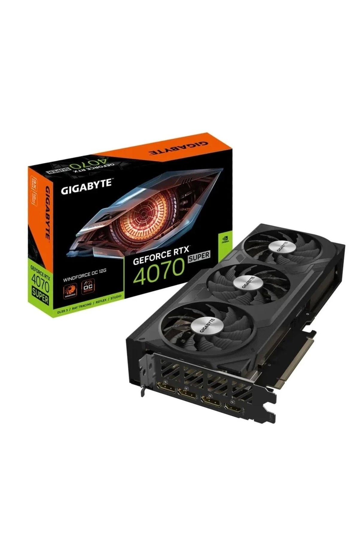 Gigabyte Geforce Rtx 4070 Super Windforce Oc 12gb Gddr6x 192 Bit Ekran Kartı