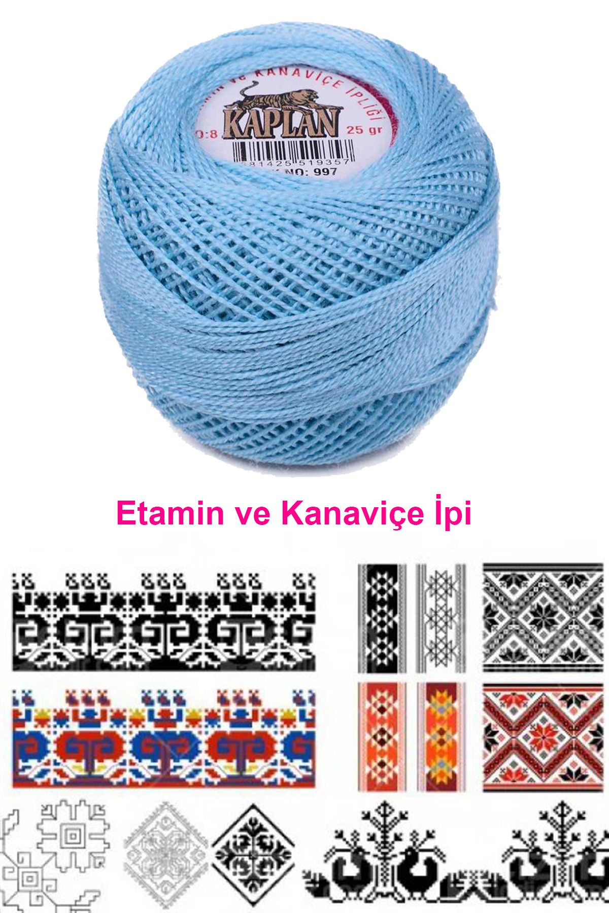 Kaplan-Royaleks 997 - Etamine and Cross Stitch Lanyard 8 Colors/Code 2