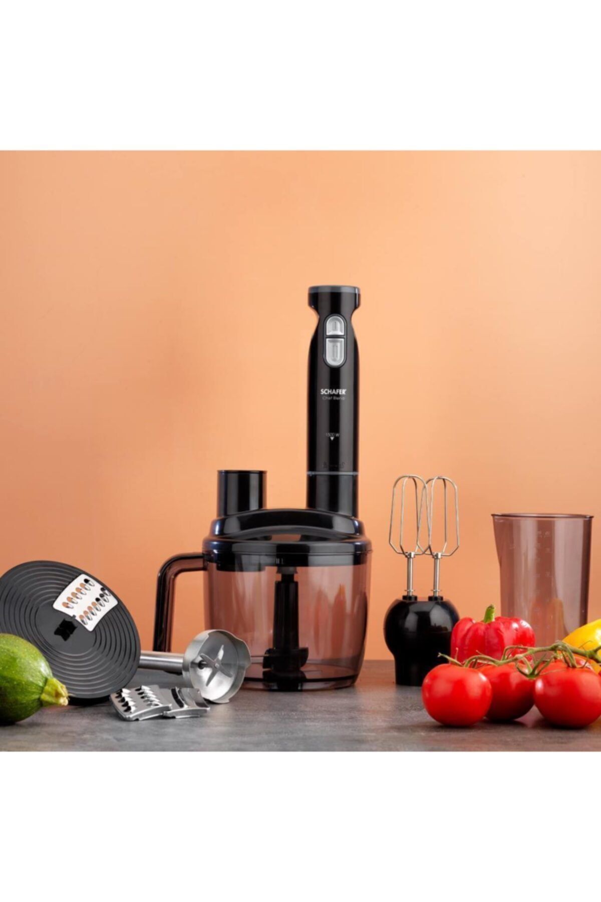 Schafer Chef Blend Mega Blender Set Siyah