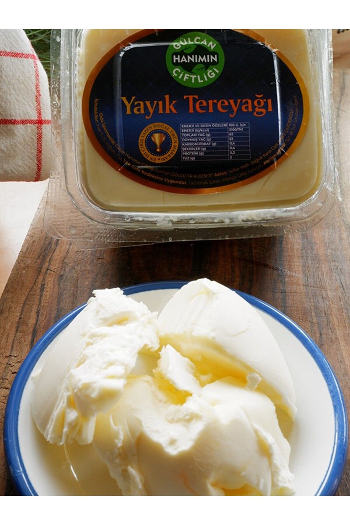 GÜLCAN HANIMIN ÇİFTLİĞİ Yayık Tereyağ 7,5 KG