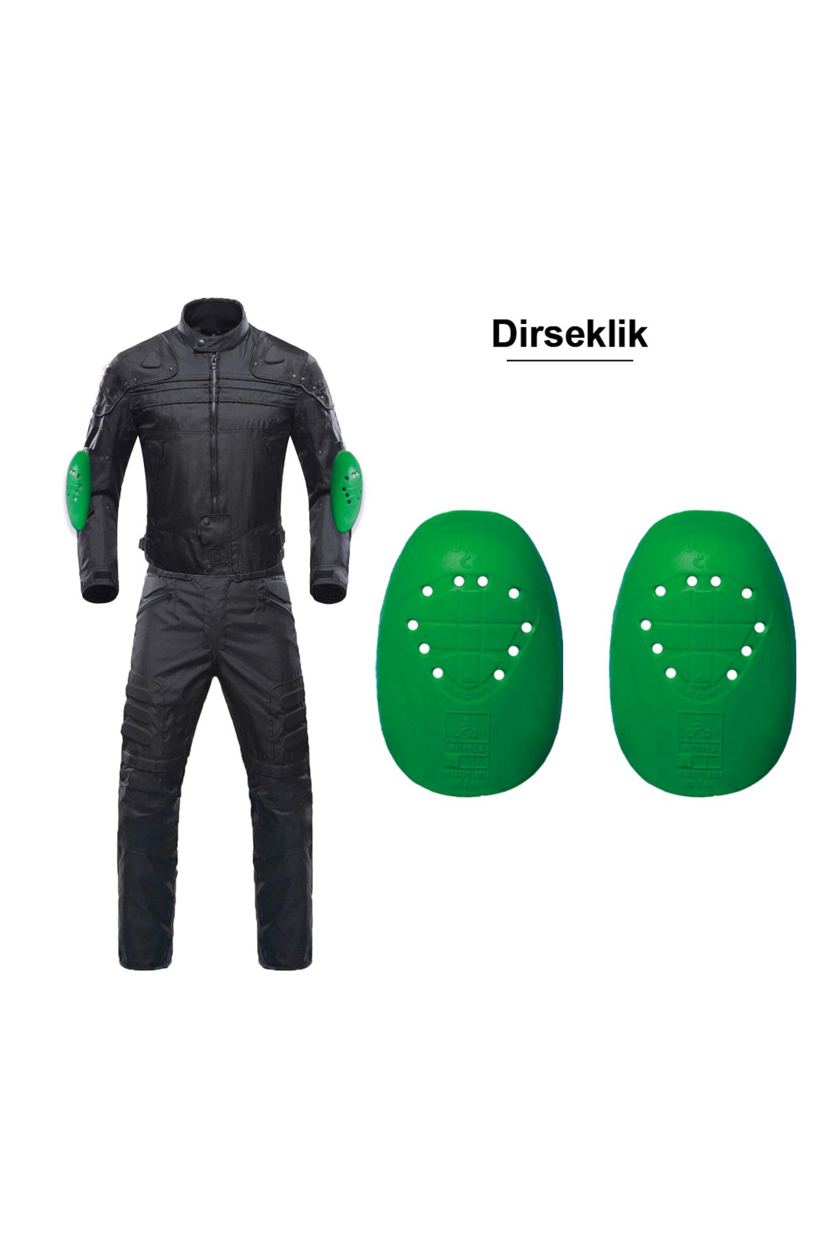 ACTIVE TEAM Dirseklik, Dirsek Koruyucu, Dirsek Motosiklet Montu Pedi, Motor Için Dirseklik Koruma Lvl-1