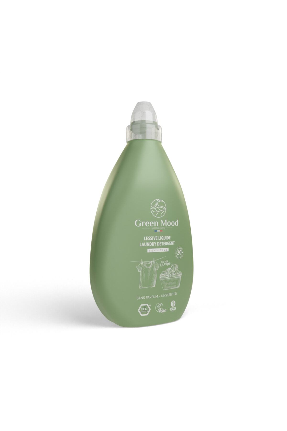 Green Mood Bitkisel Sensitive Çamaşır Deterjanı Parfümsüz 1000 ml Hassas Ciltler Vegan fotoğrafı 2 (önizleme)