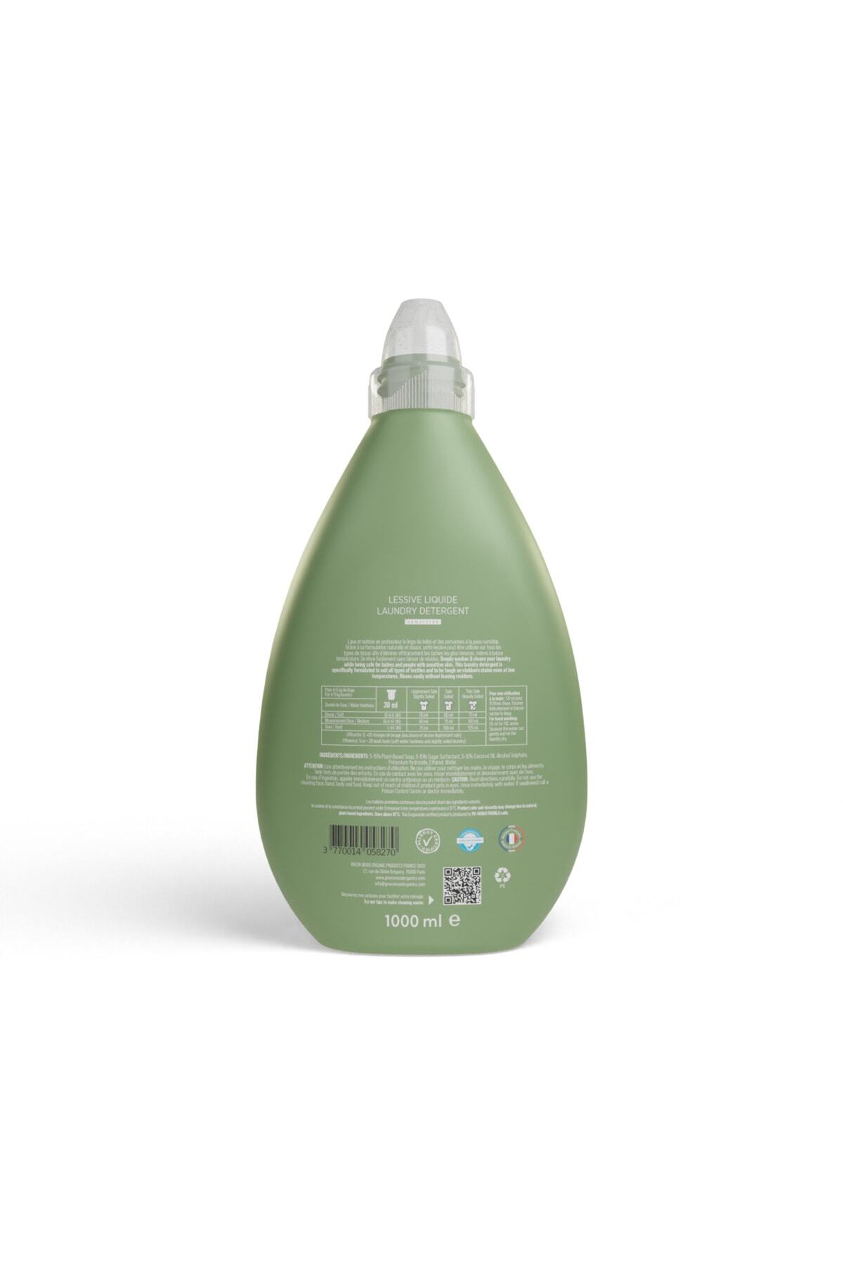 Green Mood Bitkisel Sensitive Çamaşır Deterjanı Parfümsüz 1000 ml Hassas Ciltler Vegan fotoğrafı 3 (önizleme)