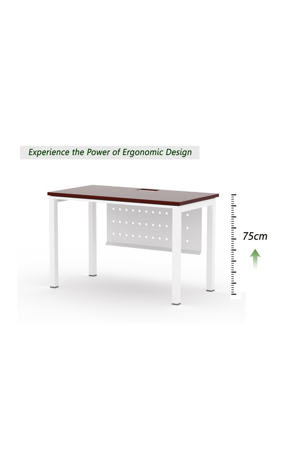 Mahmayi-Figura 72-16 Apple Cherry Modern Workstation without Drawer 4