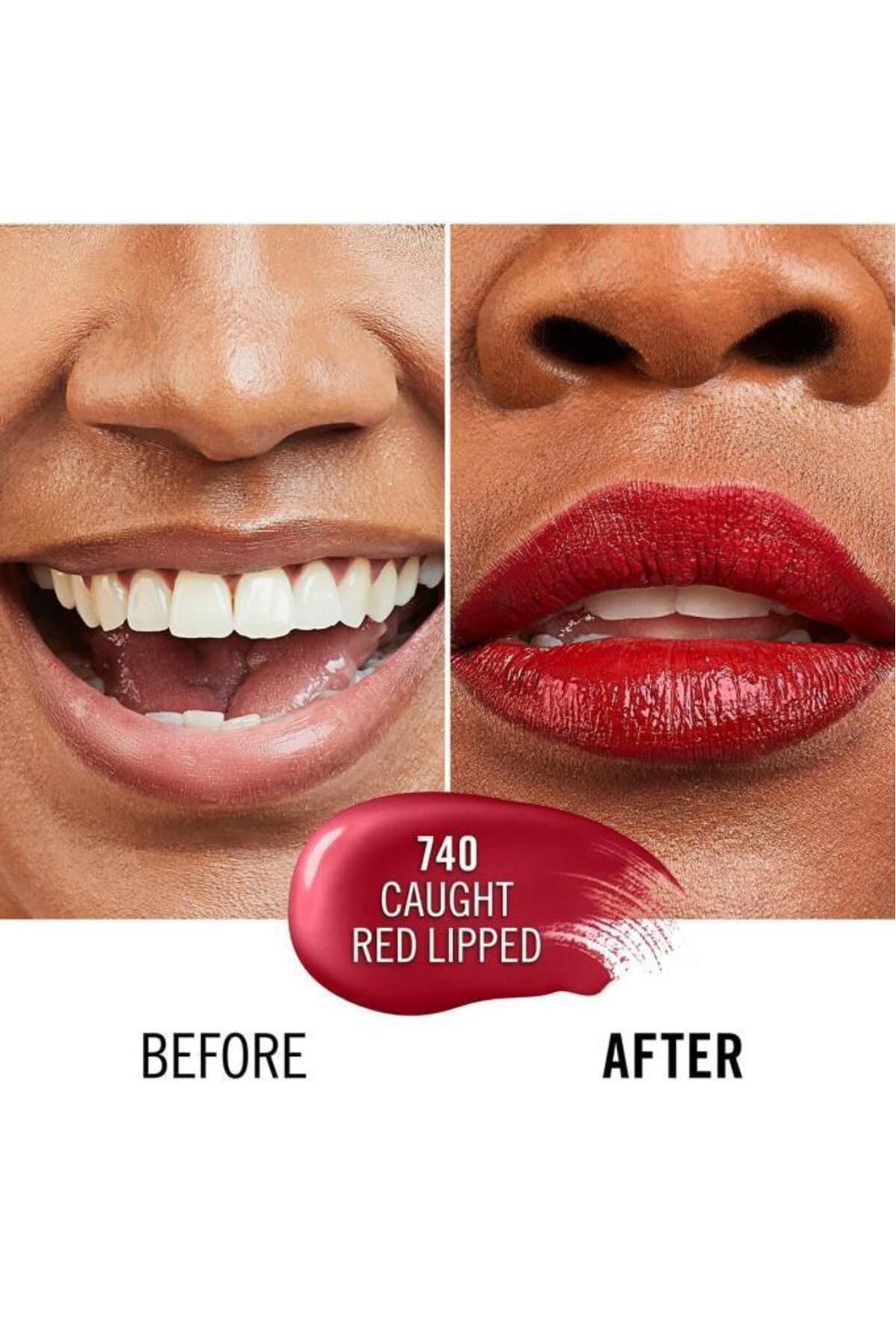 Provocalıps Lıkıt Ruj Caught Red Lıpped 740 — صورتی 99350208420-08 — تصویر 5 از 5