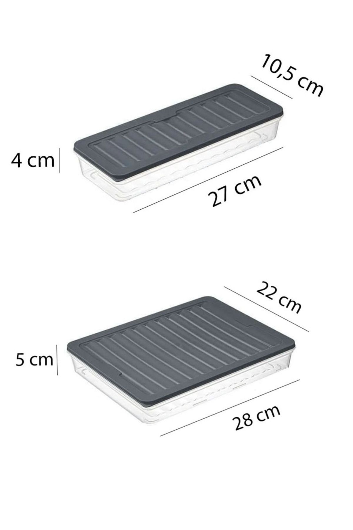 KRM HOME-4 Piece Leak Proof Storage Container Breakfast And Ice Box Storage Container Vacuum Lid Set 3