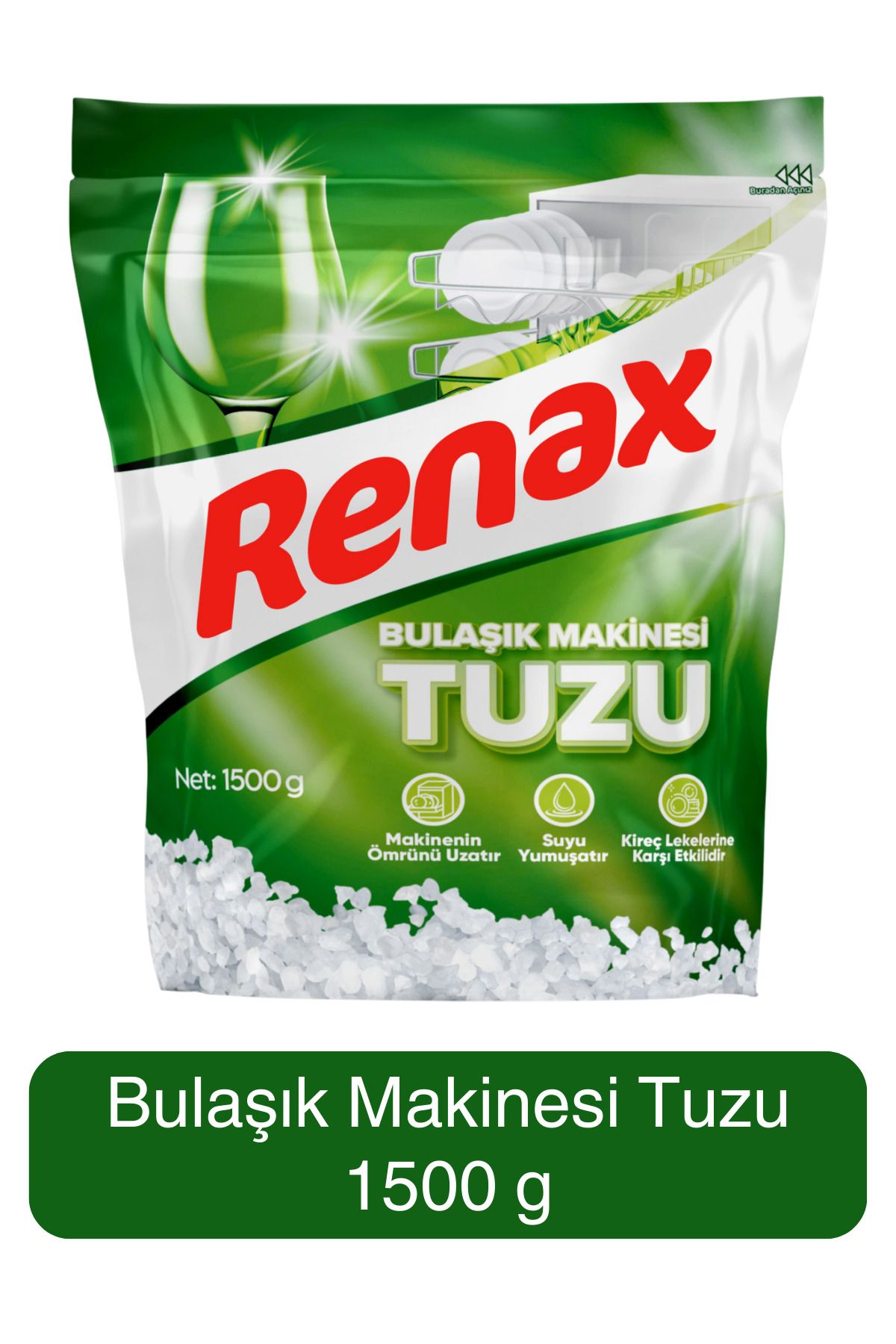 RENAX Bulaşık Makinesi Tuzu 1500 g