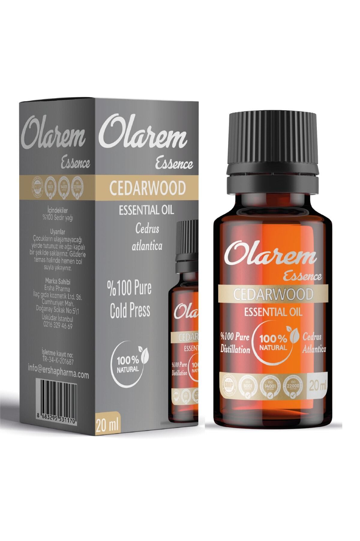 روغن سدر 20 میلی لیتر تقطیر خالص، طبیعی، بدون افزودنی olarem essence