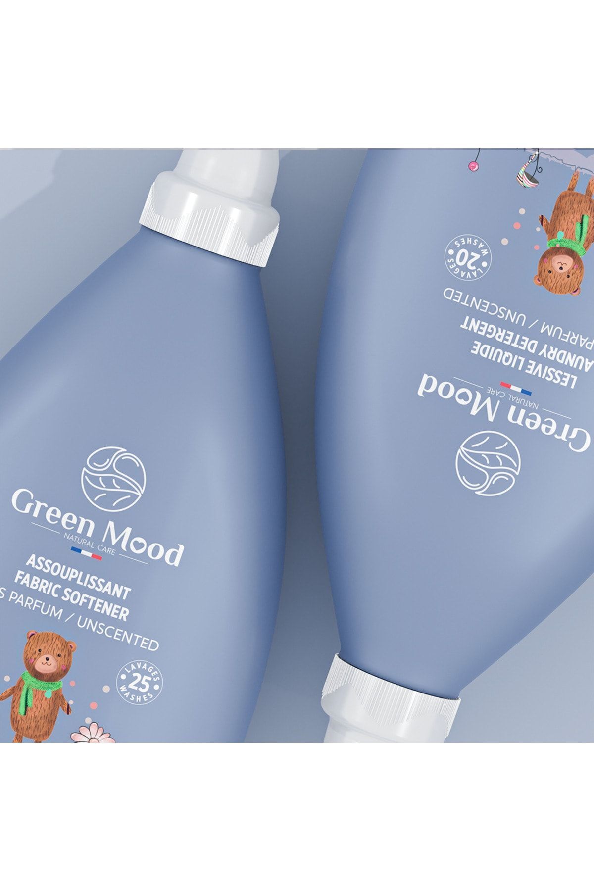 Green Mood Bitkisel Bebek Çamaşır Deterjanı Parfümsüz Alerji Sertifikalı 1000 ml Vegan fotoğrafı 7 (önizleme)