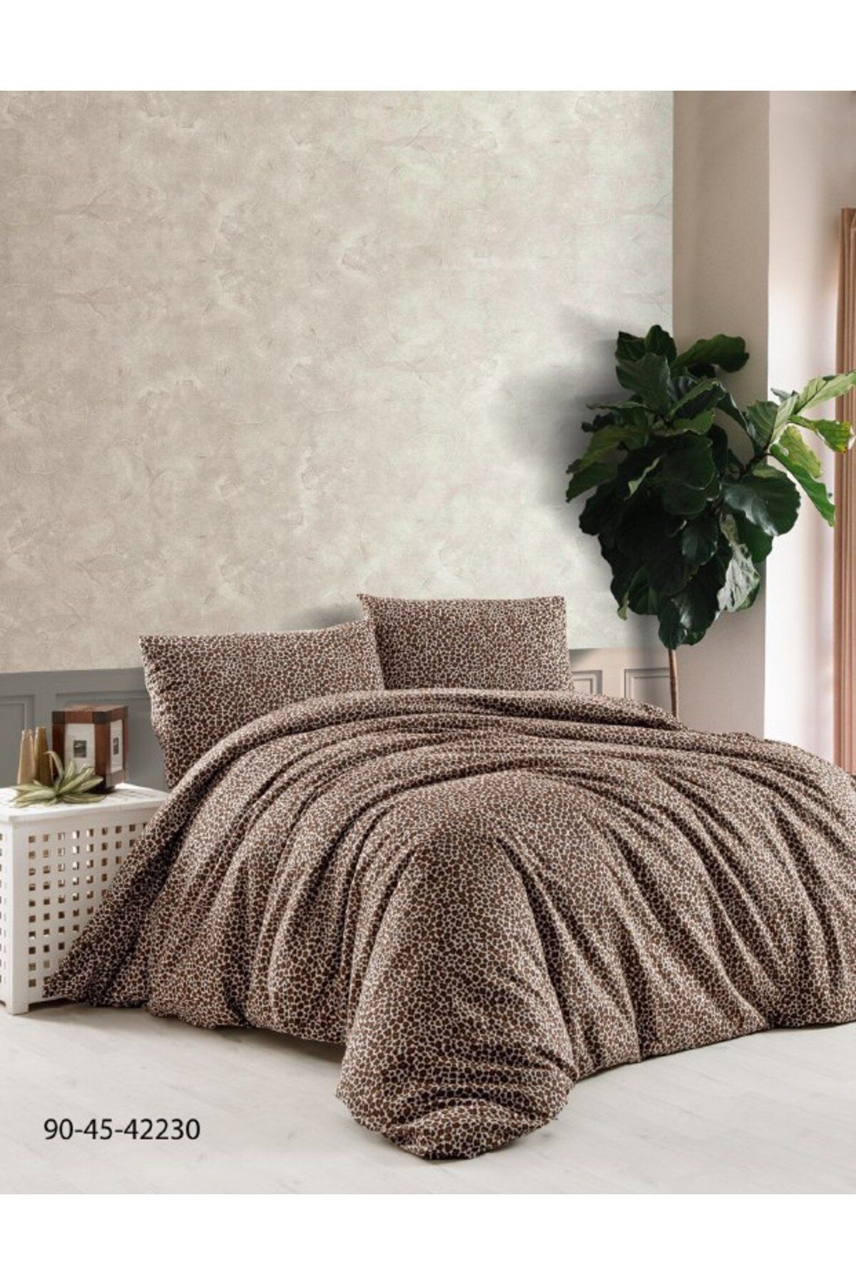 Naturel Collection-Flannel Flannel Double Duvet Cover Set 1