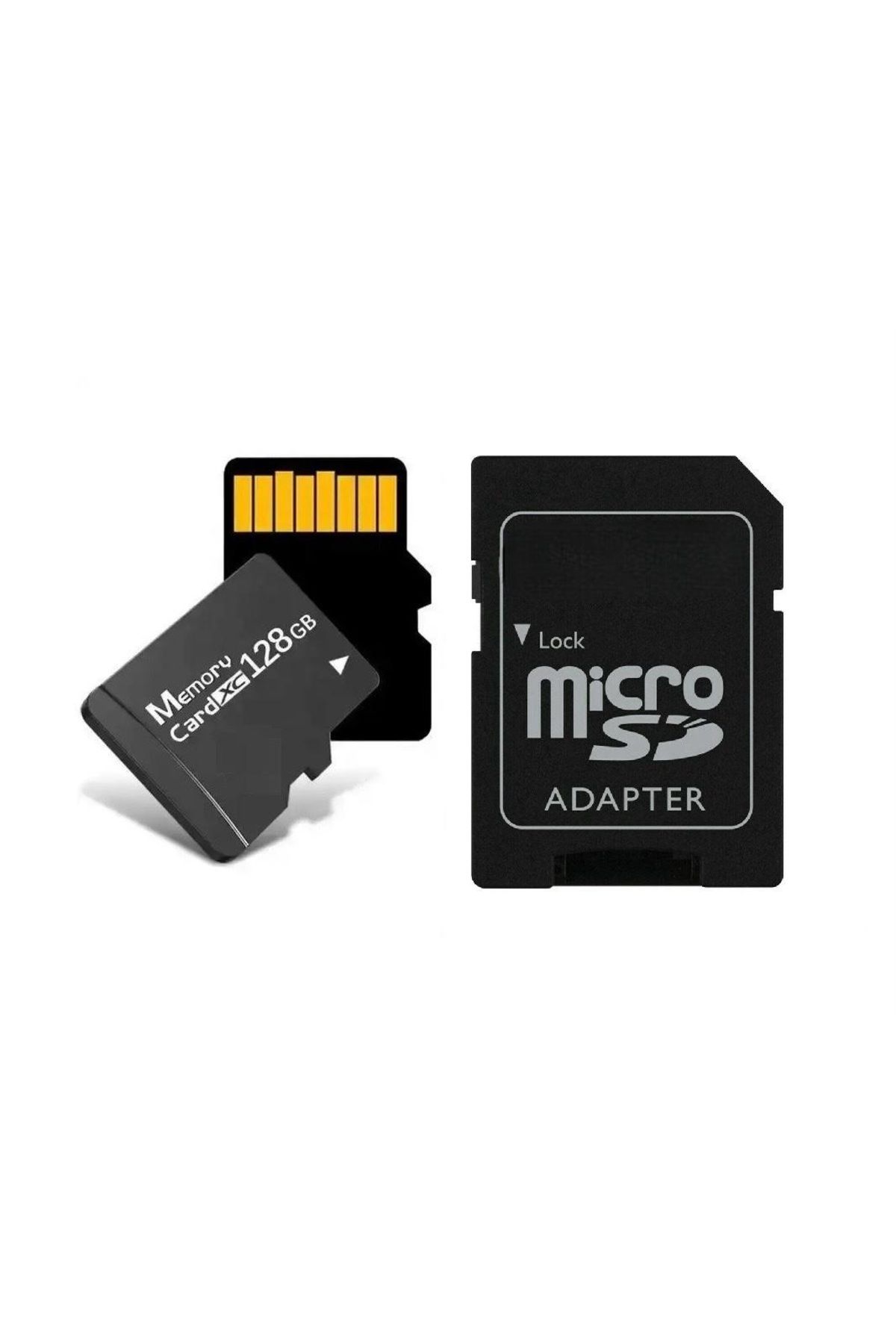 Enshall Memory Micro SD kart Class 10 Adaptör ve Hafıza Kartı 128 GB