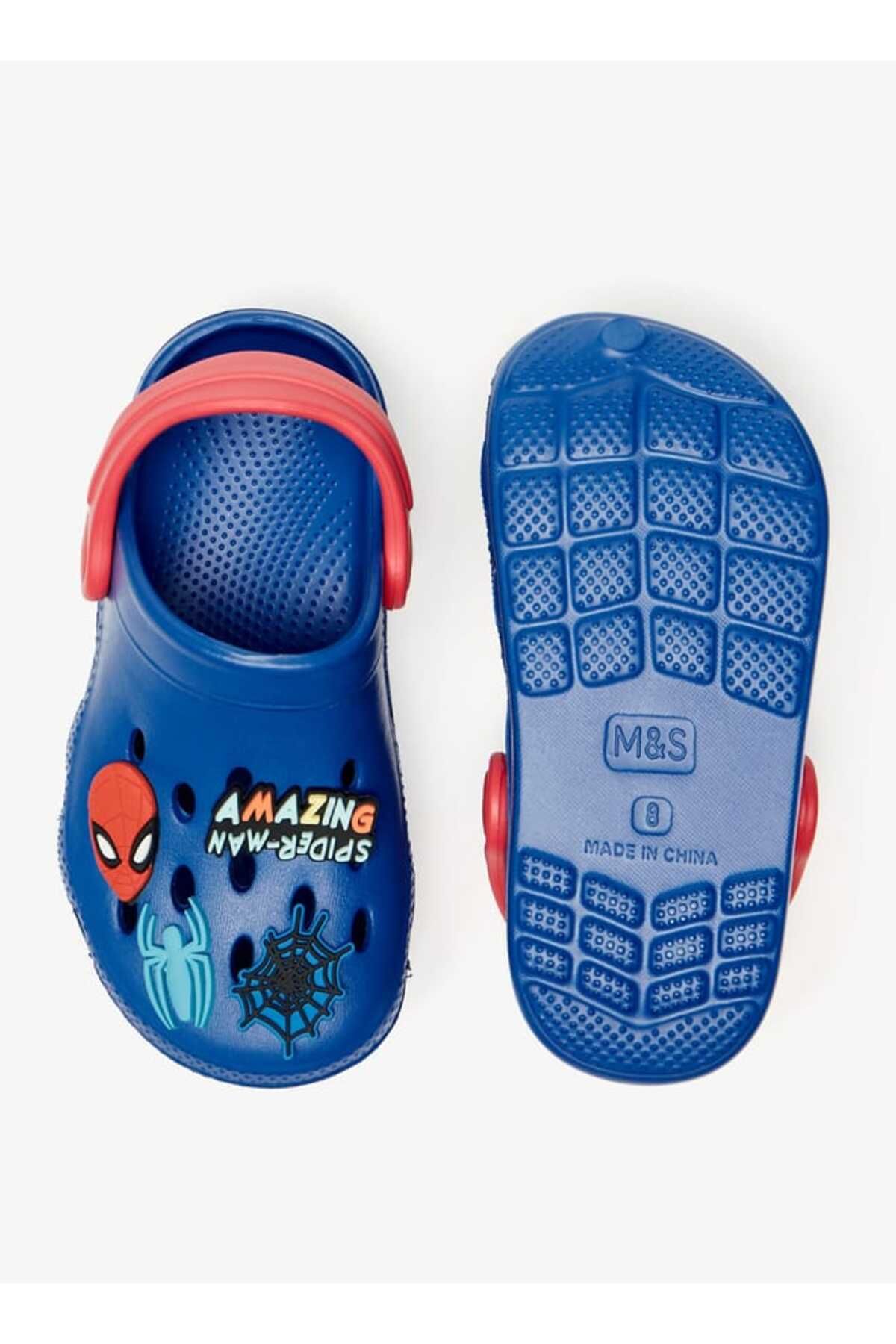 Marvel-Spider-Man Applique Detail Clogs 4