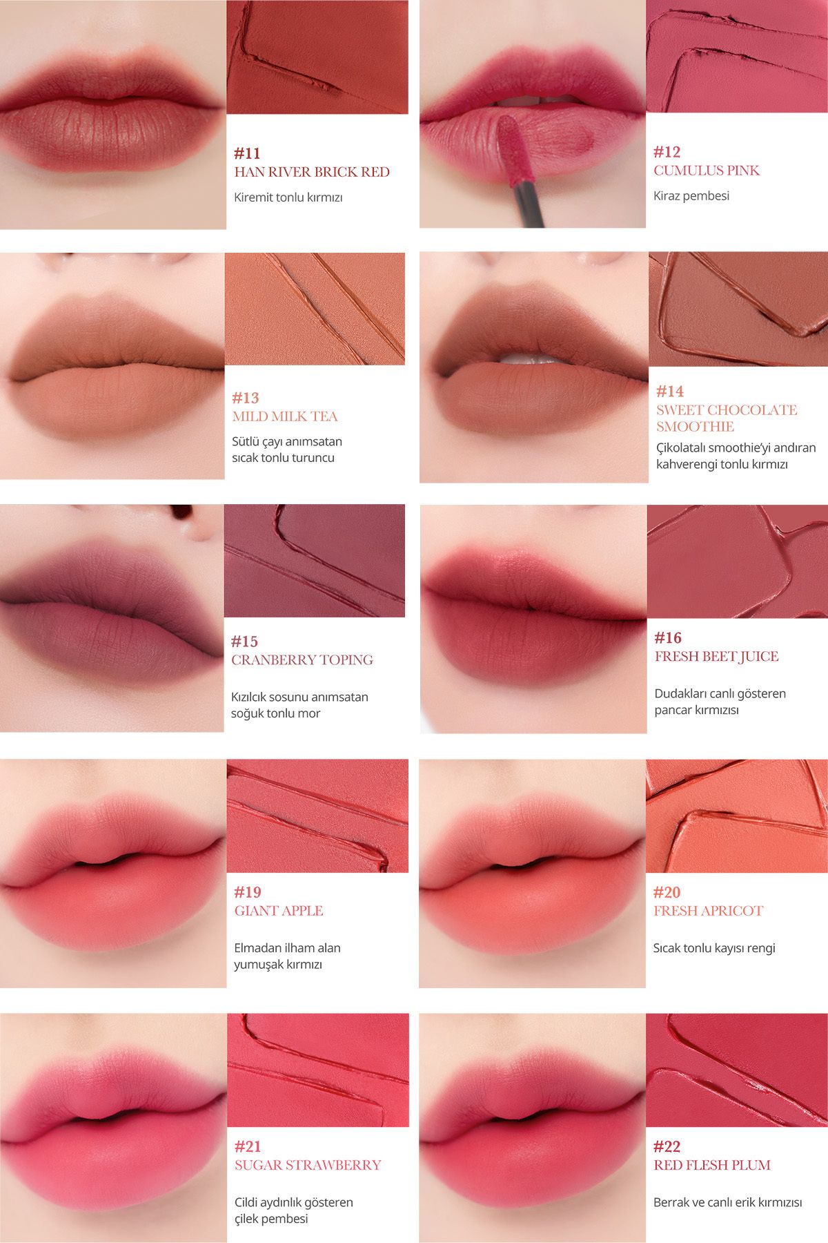 CLIO-Natural Looking Tint Clio Chiffon Blur Tint with Smooth and Velvety Texture (20 Fresh Apricots) 5