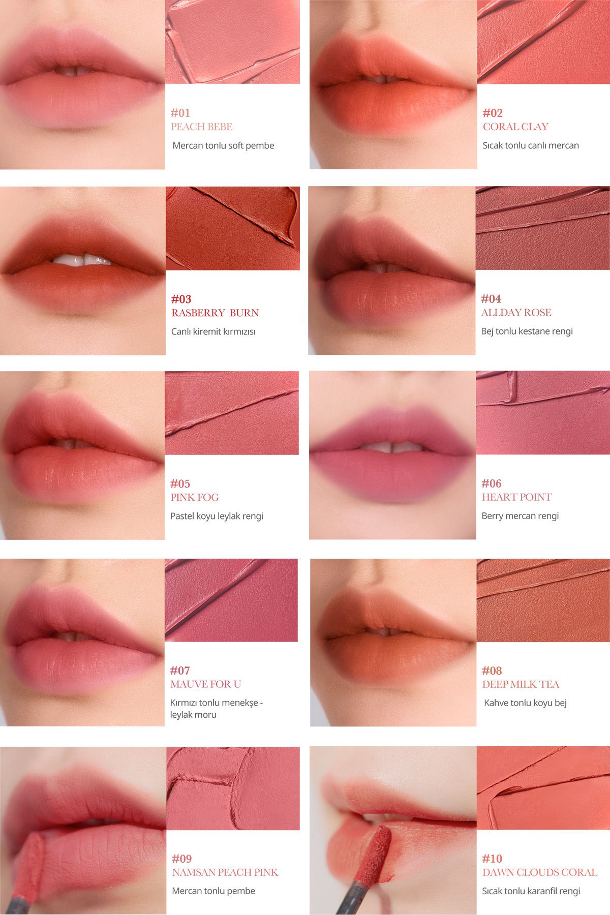 CLIO-Natural Looking Tint Clio Chiffon Blur Tint with Smooth and Velvety Texture (20 Fresh Apricots) 4