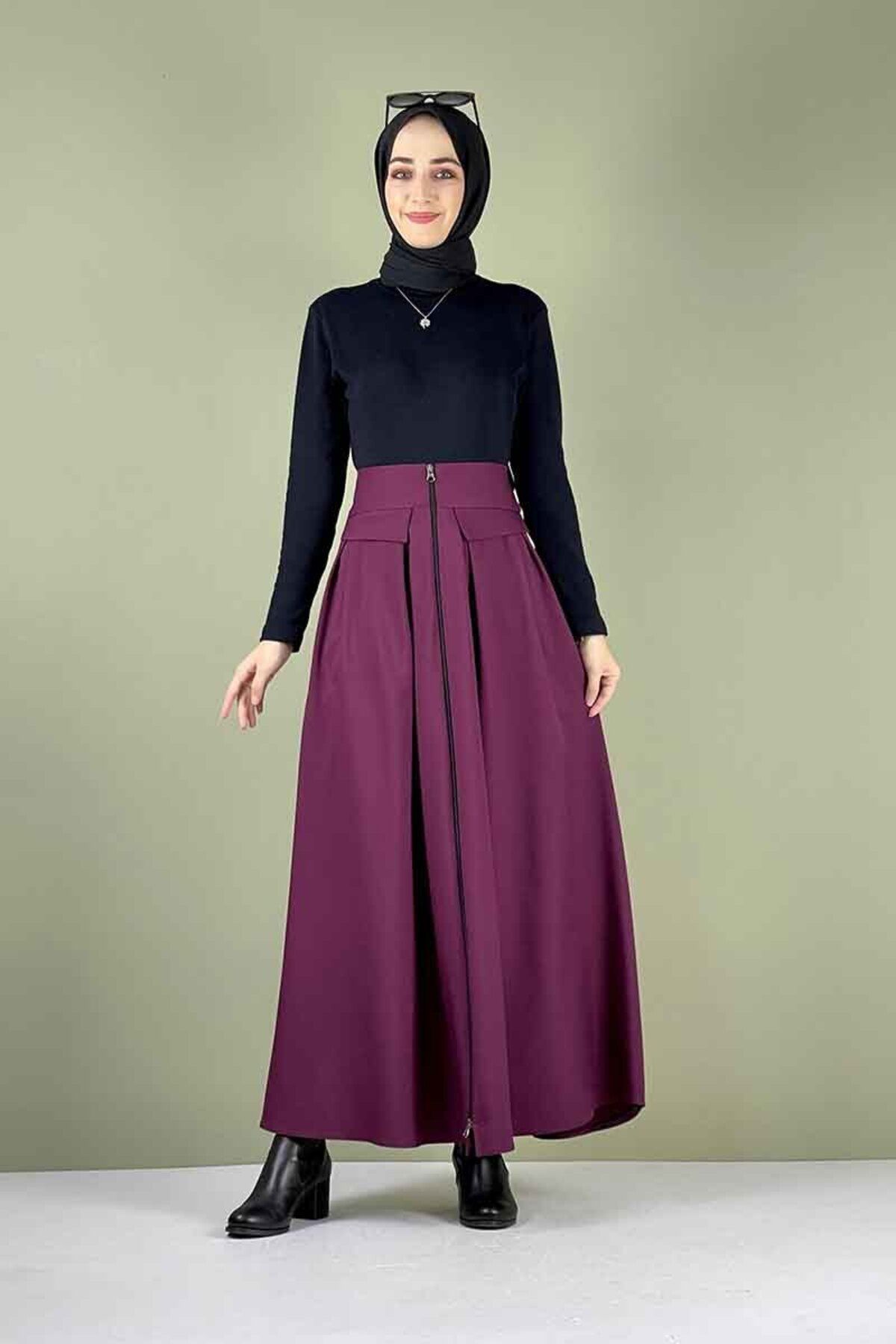 EPSWorld Moda Çizgi Etek