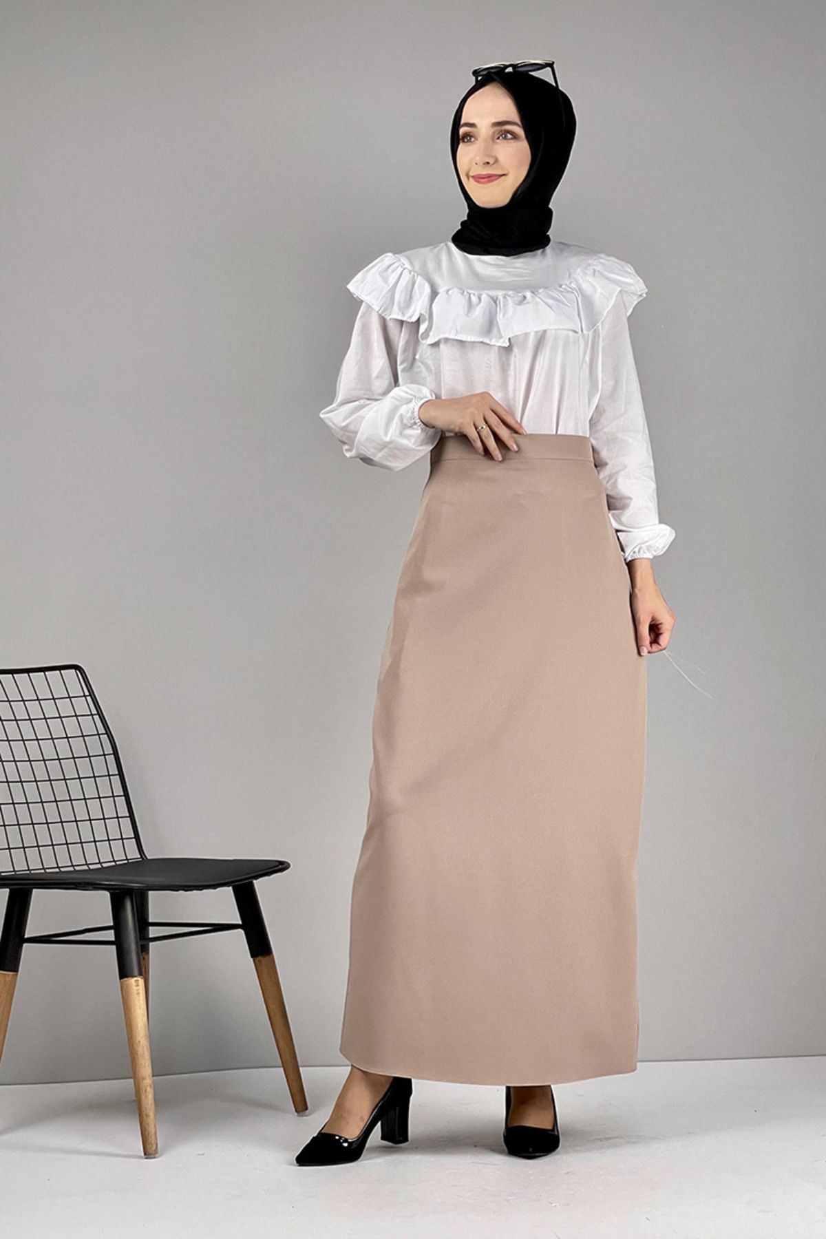 EPSWorld Moda Çizgi Etek