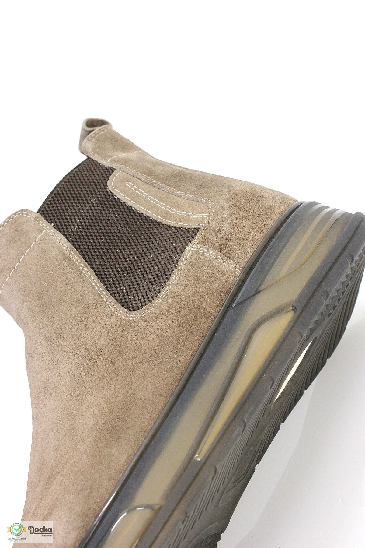 MARCOMEN-Men's Genuine Leather Air Sole Laceless Sports Style Boots Mr4K/Bt20001 5