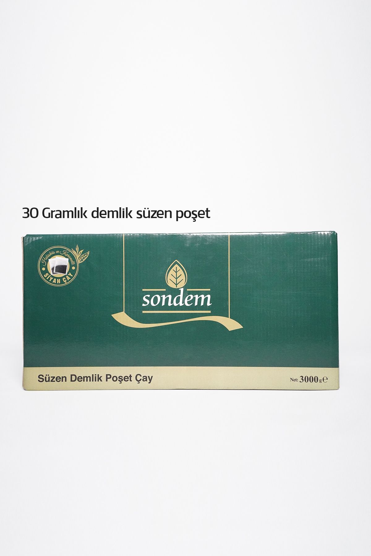 sondem DEMLİK POŞET ÇAY (30GR) 3KG