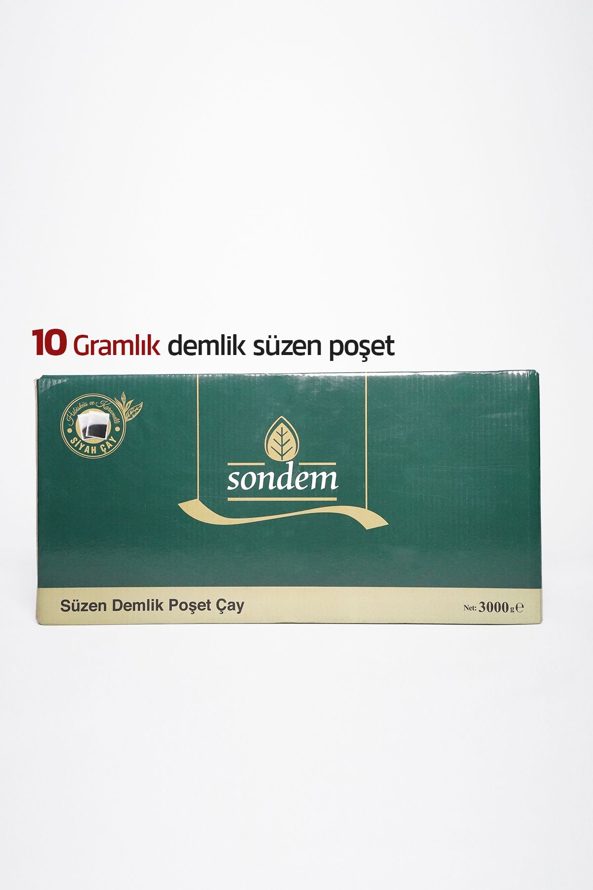 sondem DEMLİK POŞET ÇAY (10GR) 3KG EV TİPİ