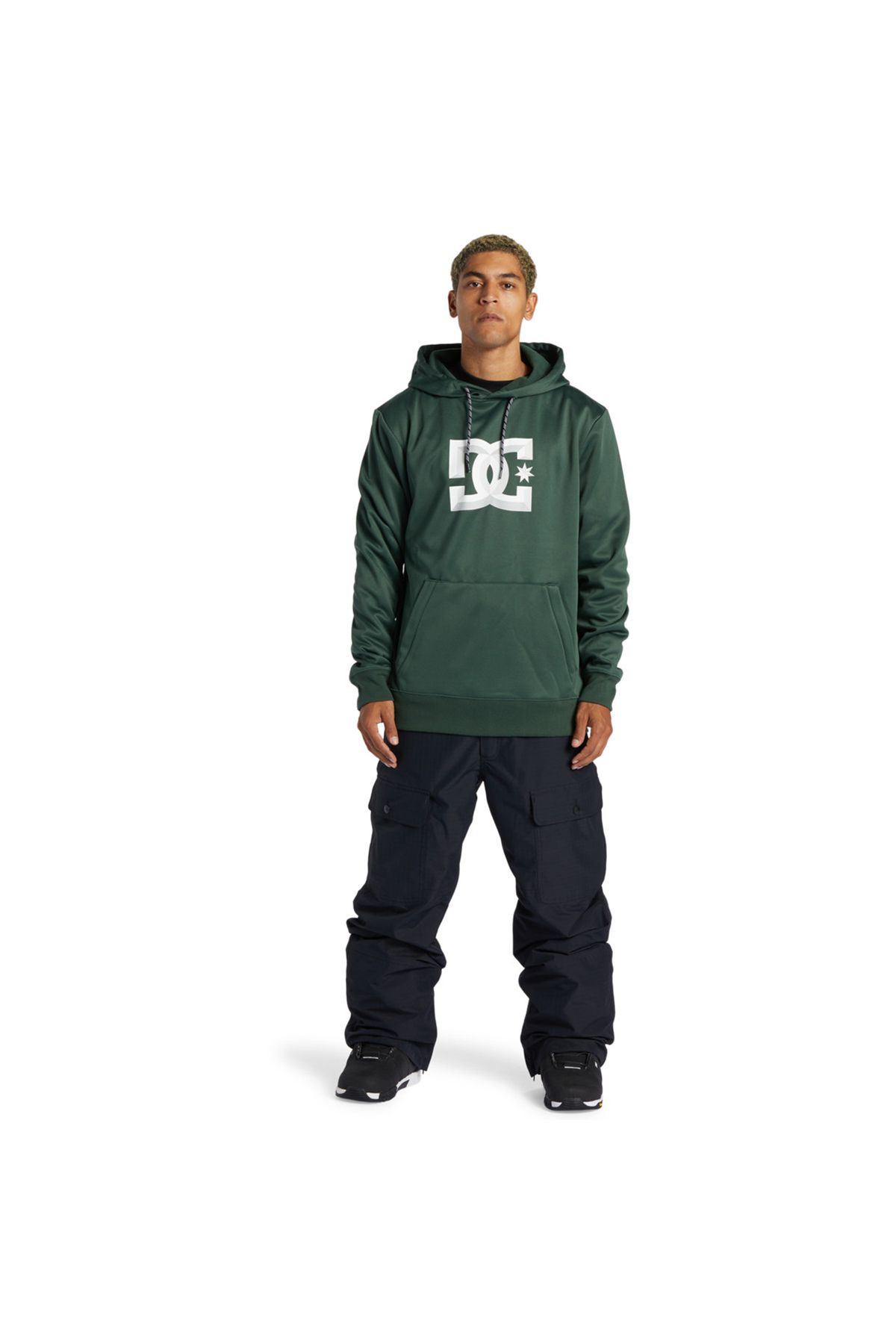 DC-Men's Fleece Snowstar - Dark Green Casual 4