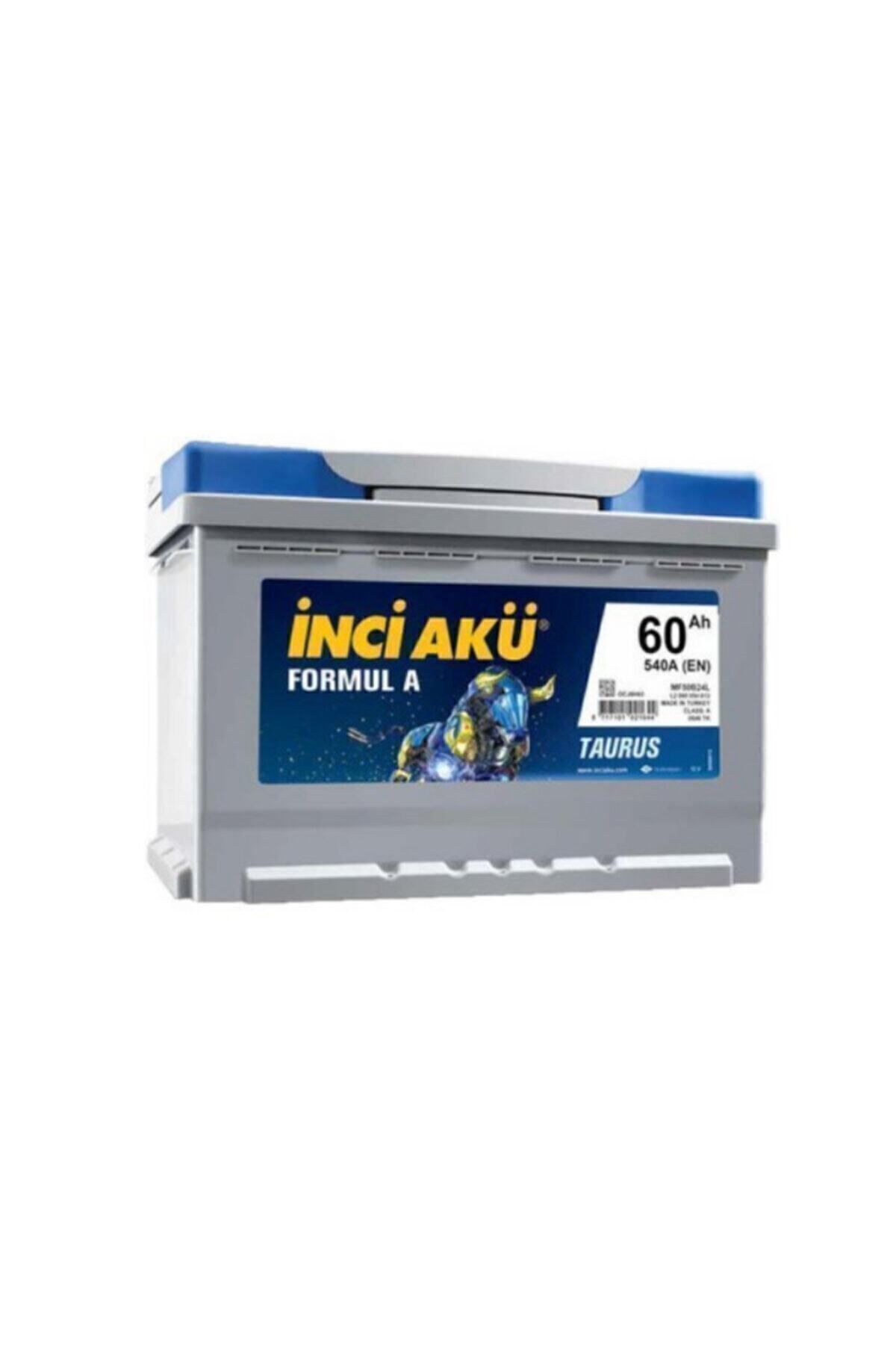 İNCİ AKÜ 12 Volt 60 Amper Akü- 12v 60 Ah Aku