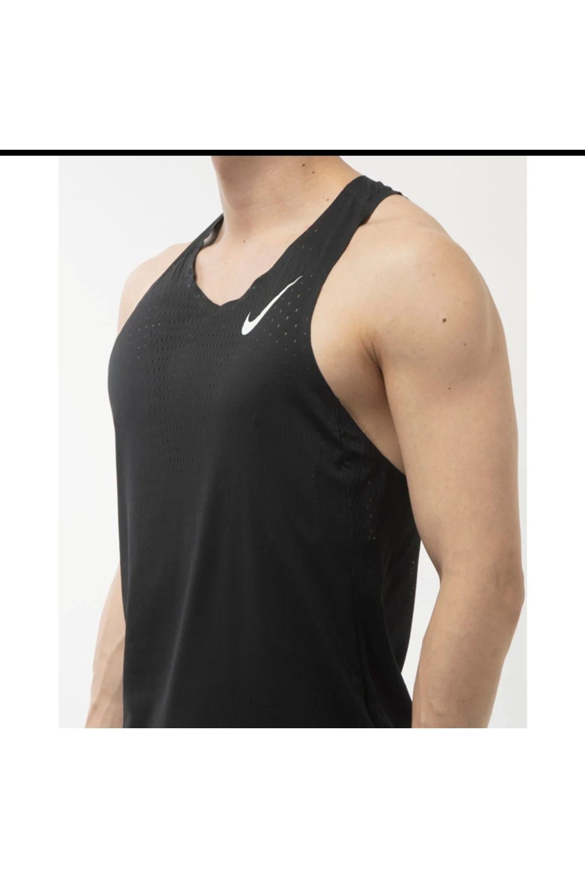 Nike-Aeroswift Dri-Fit Adv Fn4231-010 Men's Running Singlet - Lion Sport 3