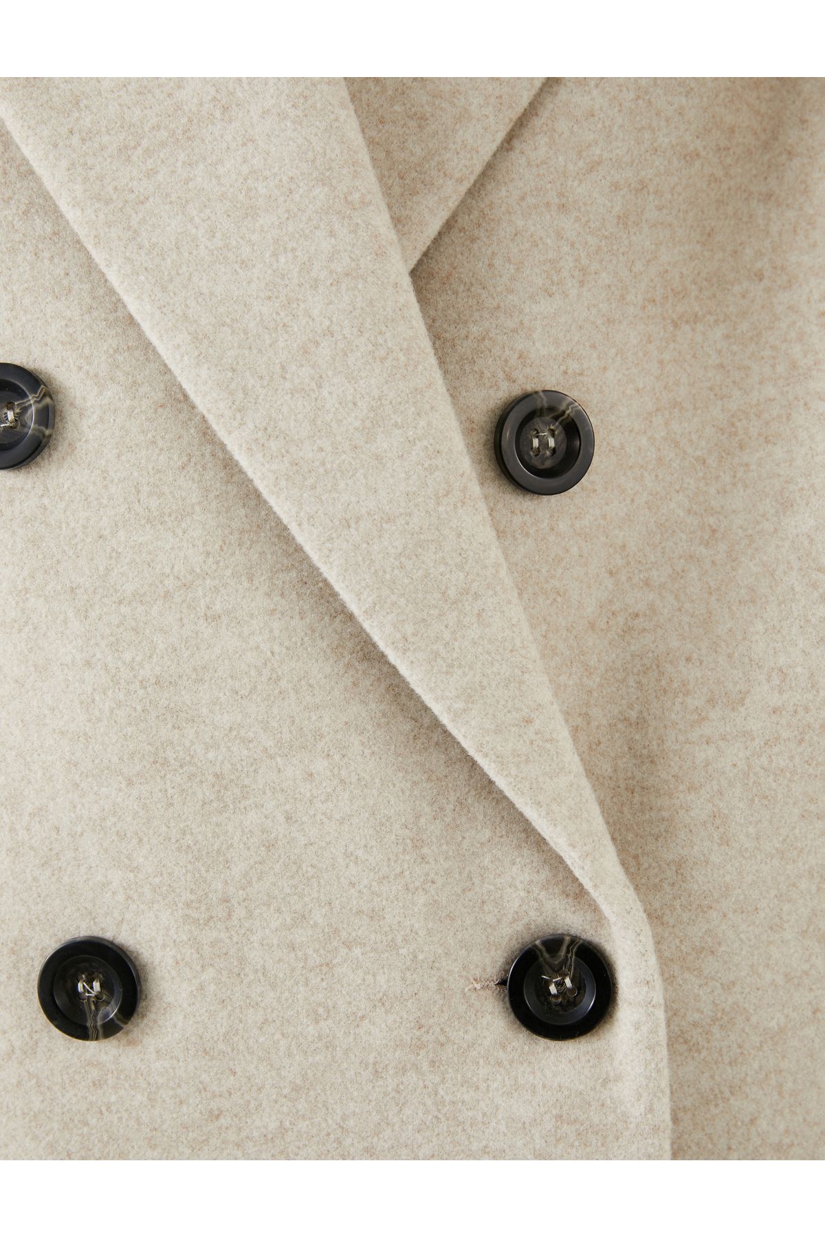 Koton-Stitched Coat Double Breasted Closure Buttoned with Pockets 8