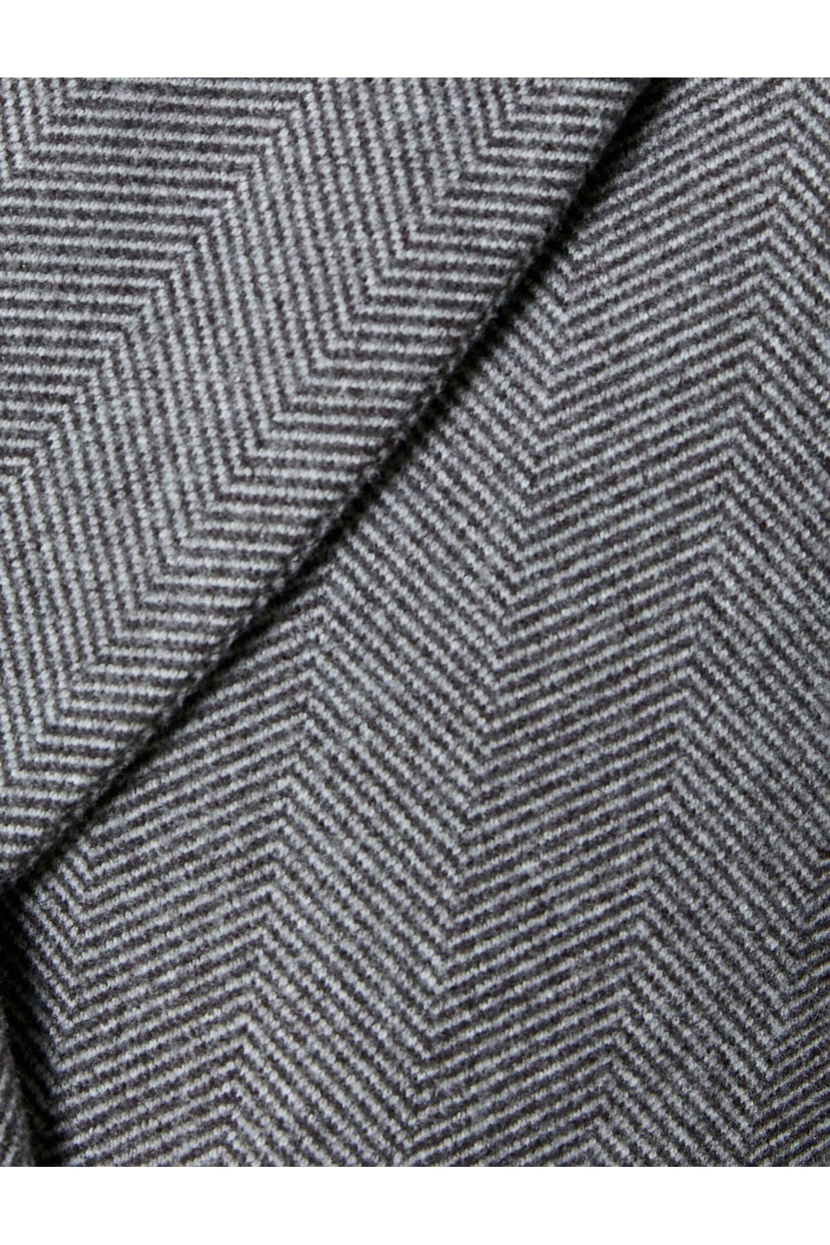 Koton-Oversize Cashmere Coat Double Breasted Buttoned with Flap Pockets 8