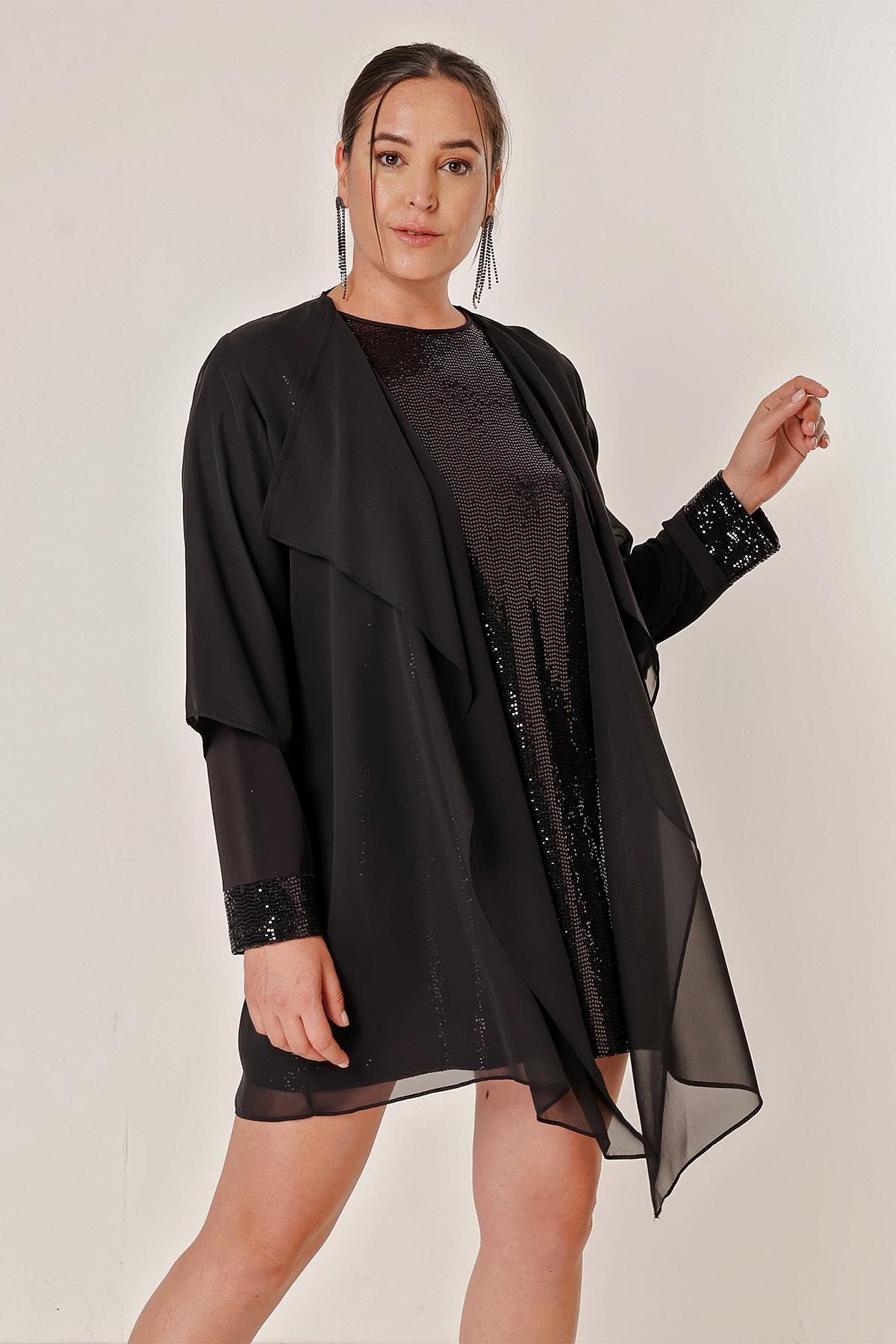By Saygı-ifon Pulpayet Plus Size 2 Piece Set 3