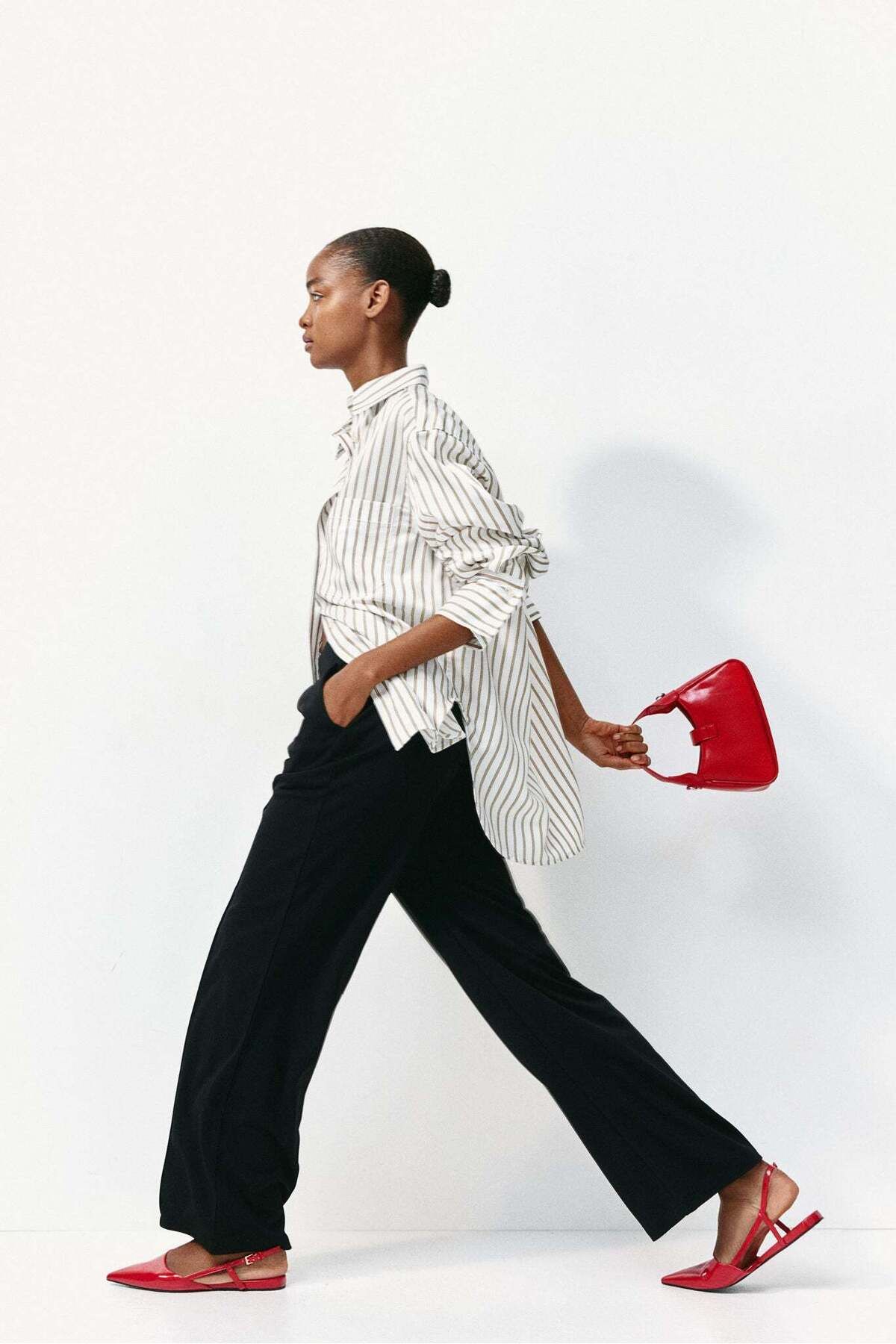 H&M-High-waisted tailored trousers 6