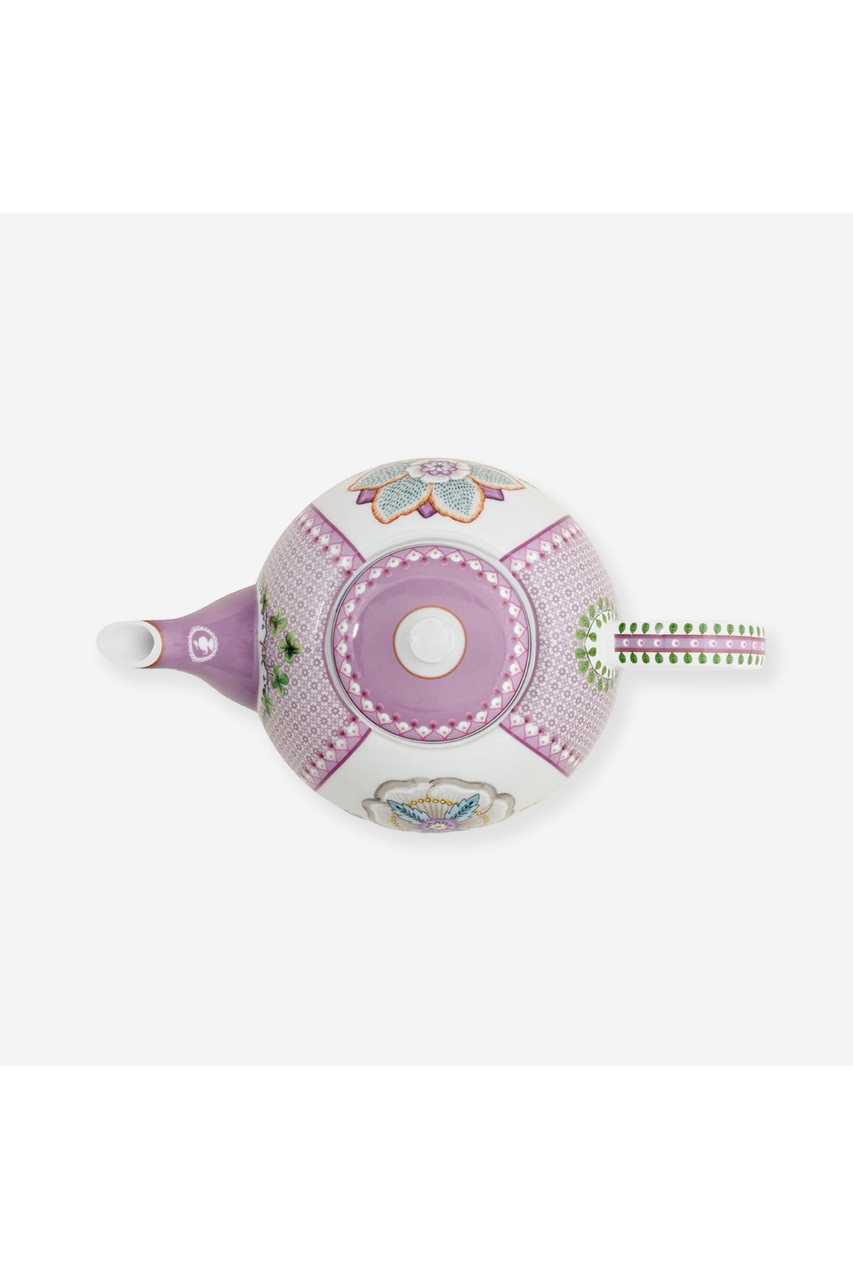 Pip Studio-Lily & Lotus Purple Porcelain Teapot 1600 ml 3