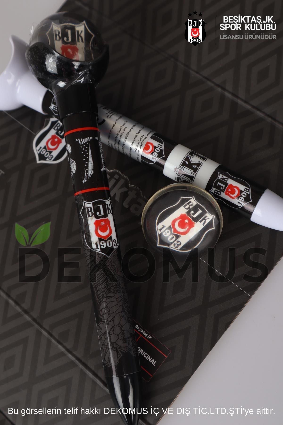 Beşiktaş 2024 Yeni Sezon Lisanslı Beşiktaş Top Başlıklı Versatil Uçlu Kalem 0.7 Mm