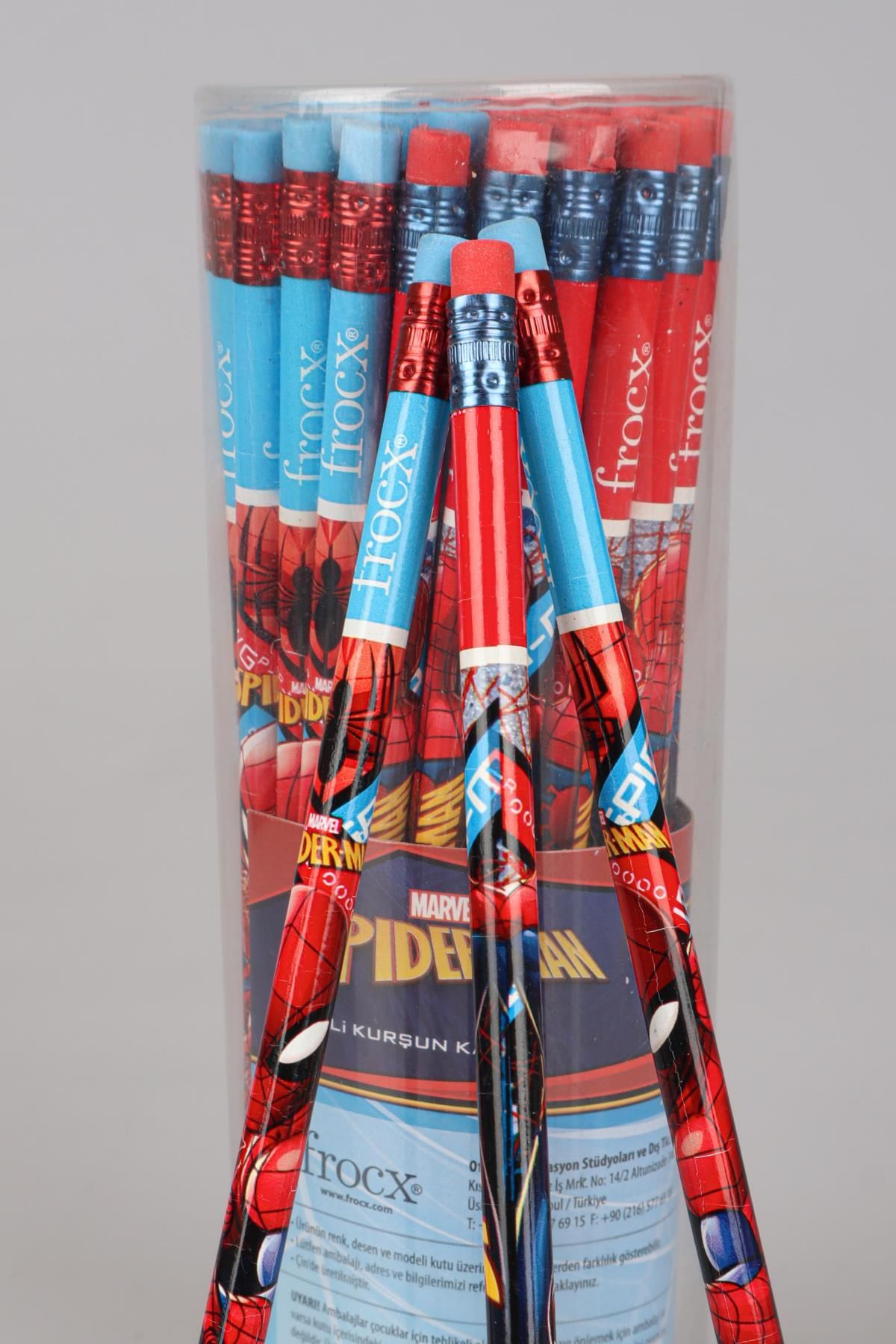 SPIDERMAN-Spiderman Licensed Pencil with 2 Erasers 3